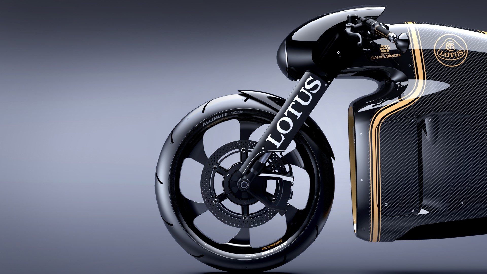 Lotus C-01 Motorcycle by Daniel Simon HD Wallpaper