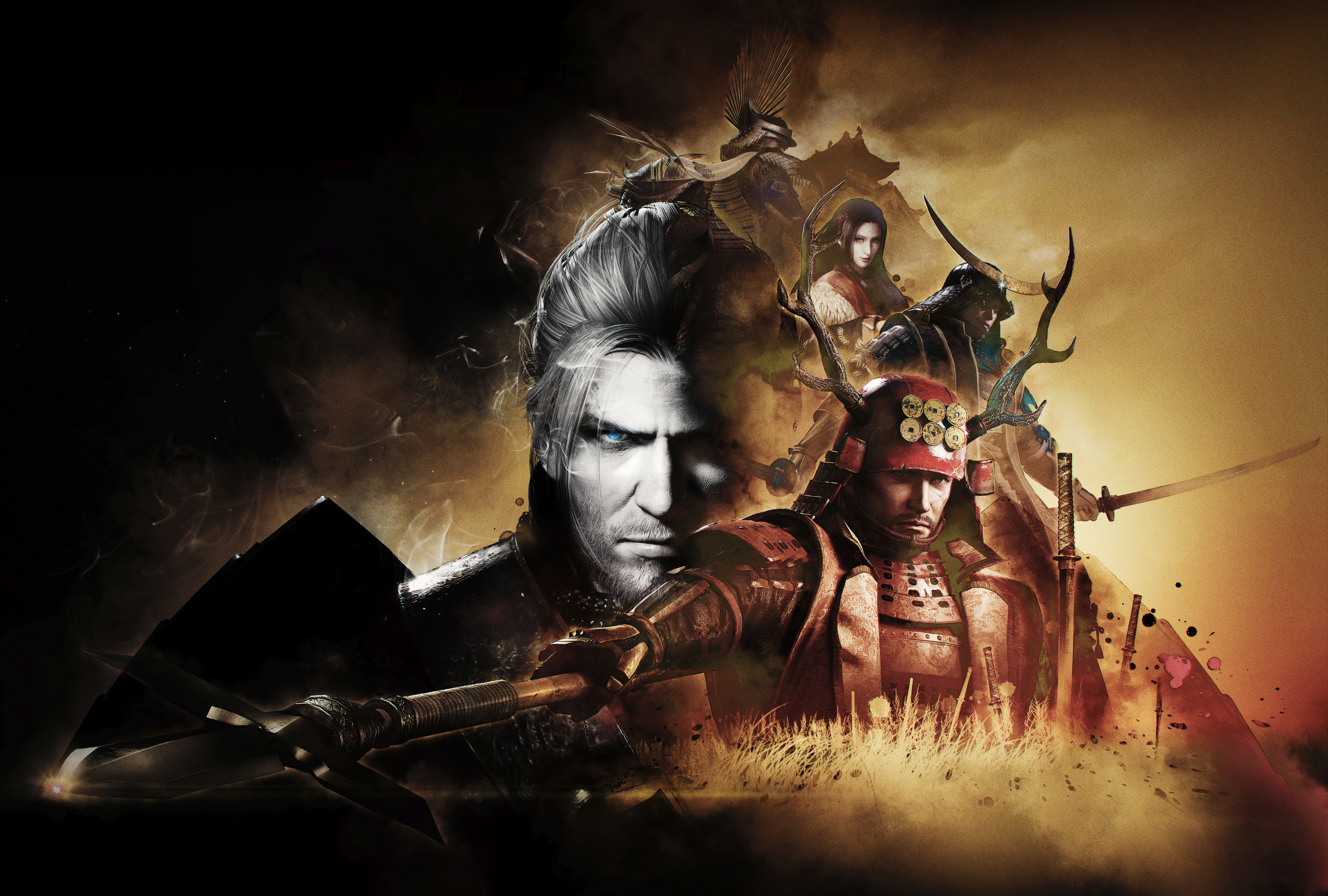 Artwork of Nioh characters HD Wallpaper