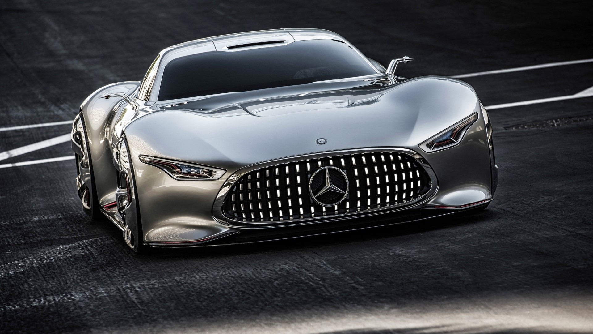 Mercedes-Benz AMG Vision Gran Turismo concept car HD Wallpaper