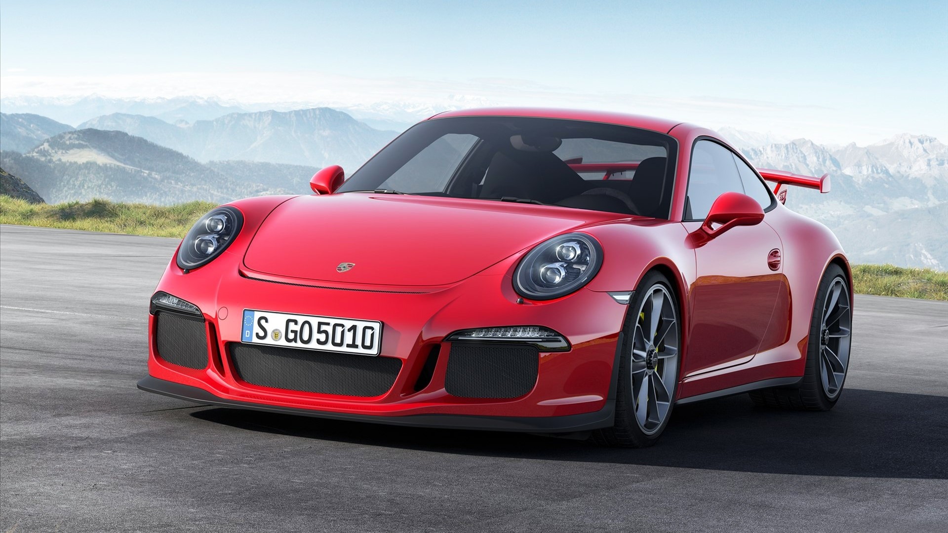 Red Porsche 911 GT3 2014 HD Wallpaper