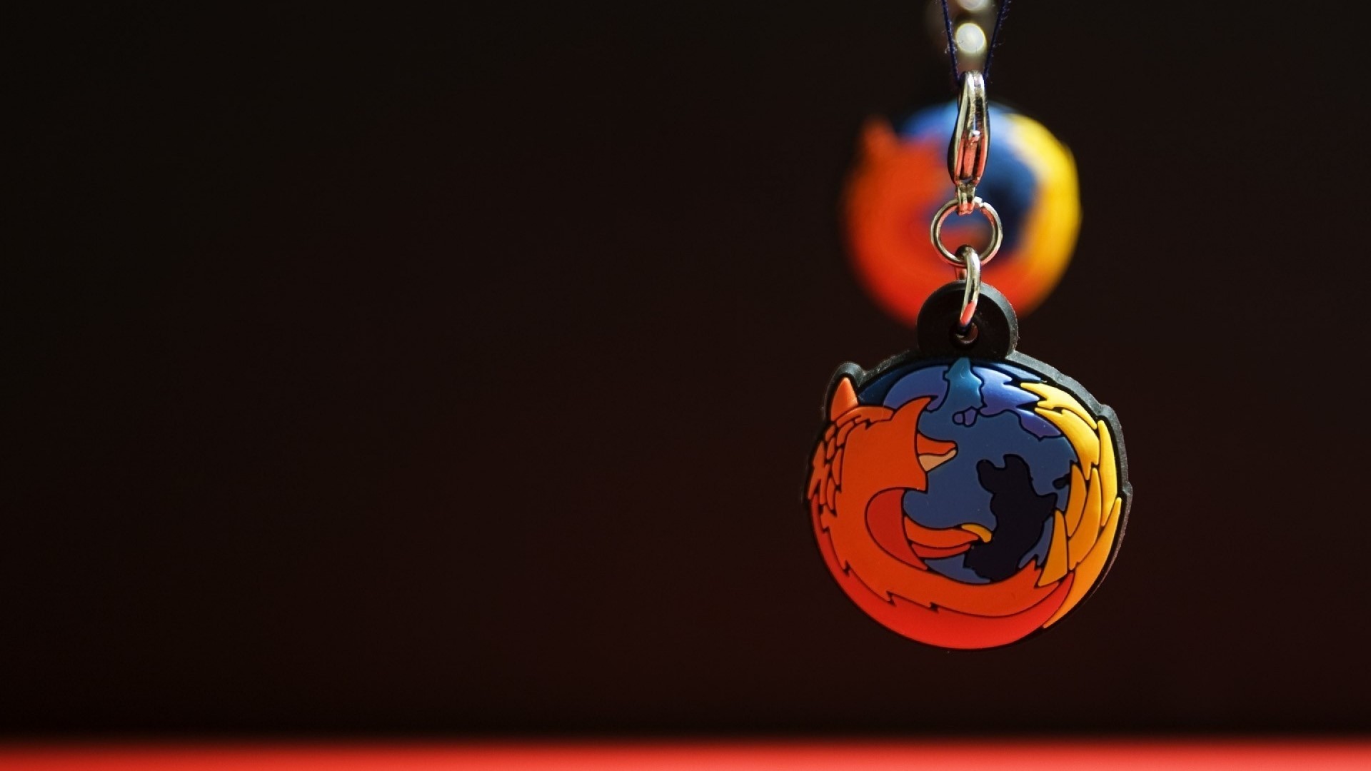 Firefox logo keyring HD Wallpaper