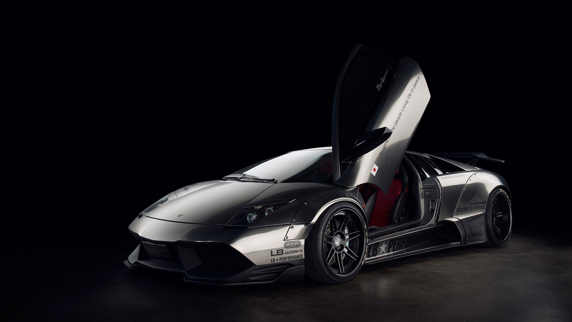 Lamborghini Murcielago LB-Works Supercar HD Wallpaper