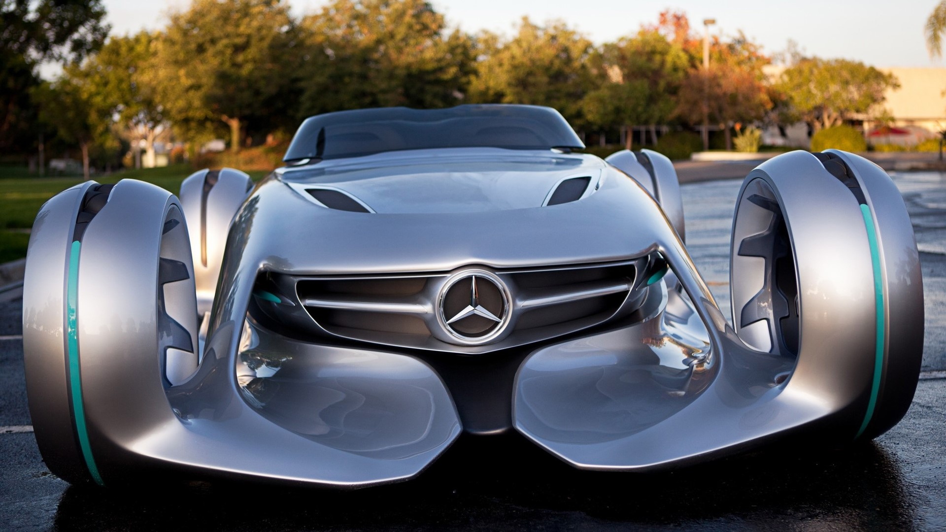 Mercedes Silver Arrow Concept Car HD Wallpaper