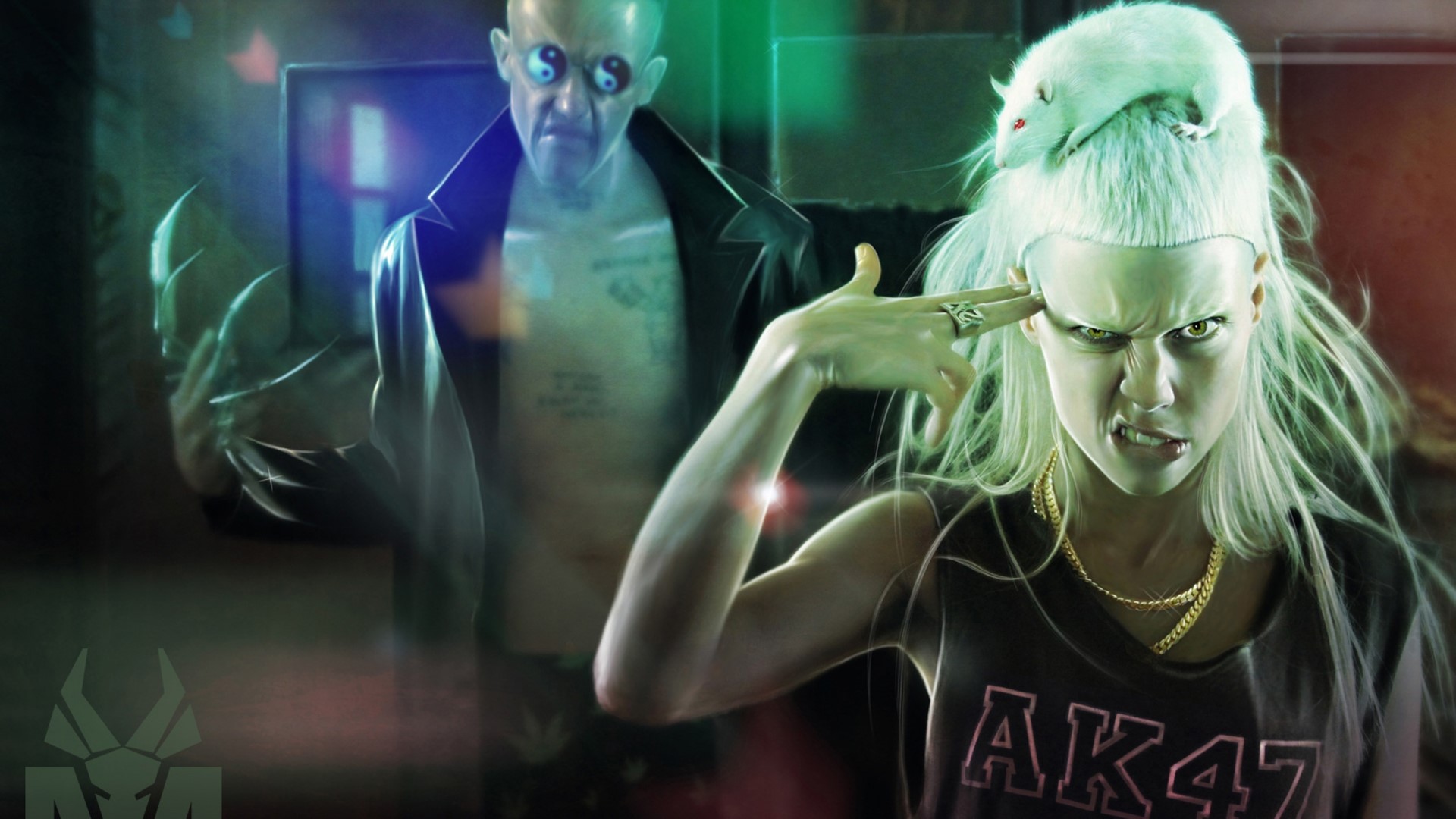 Die Antwoord Yo-Landi Visser and Ninja HD Wallpaper