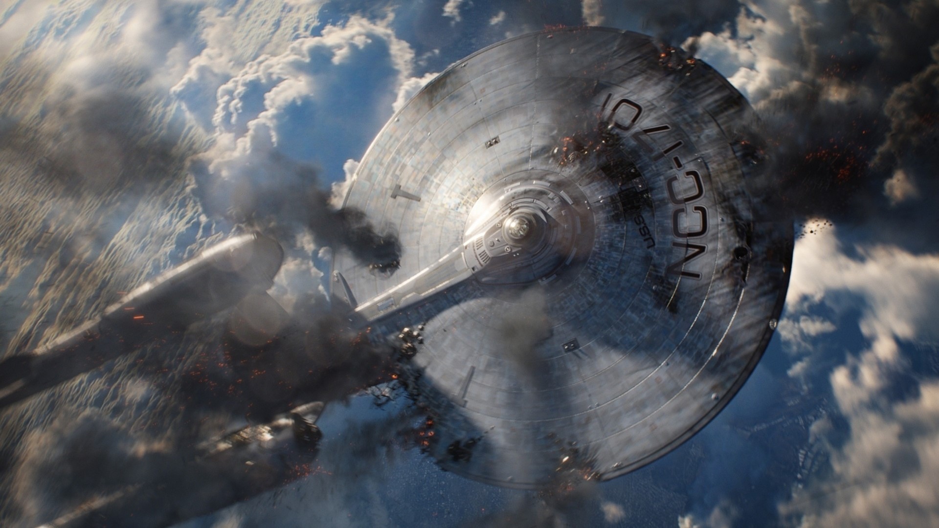 Star Trek into Darkness spaceship in space HD Wallpaper