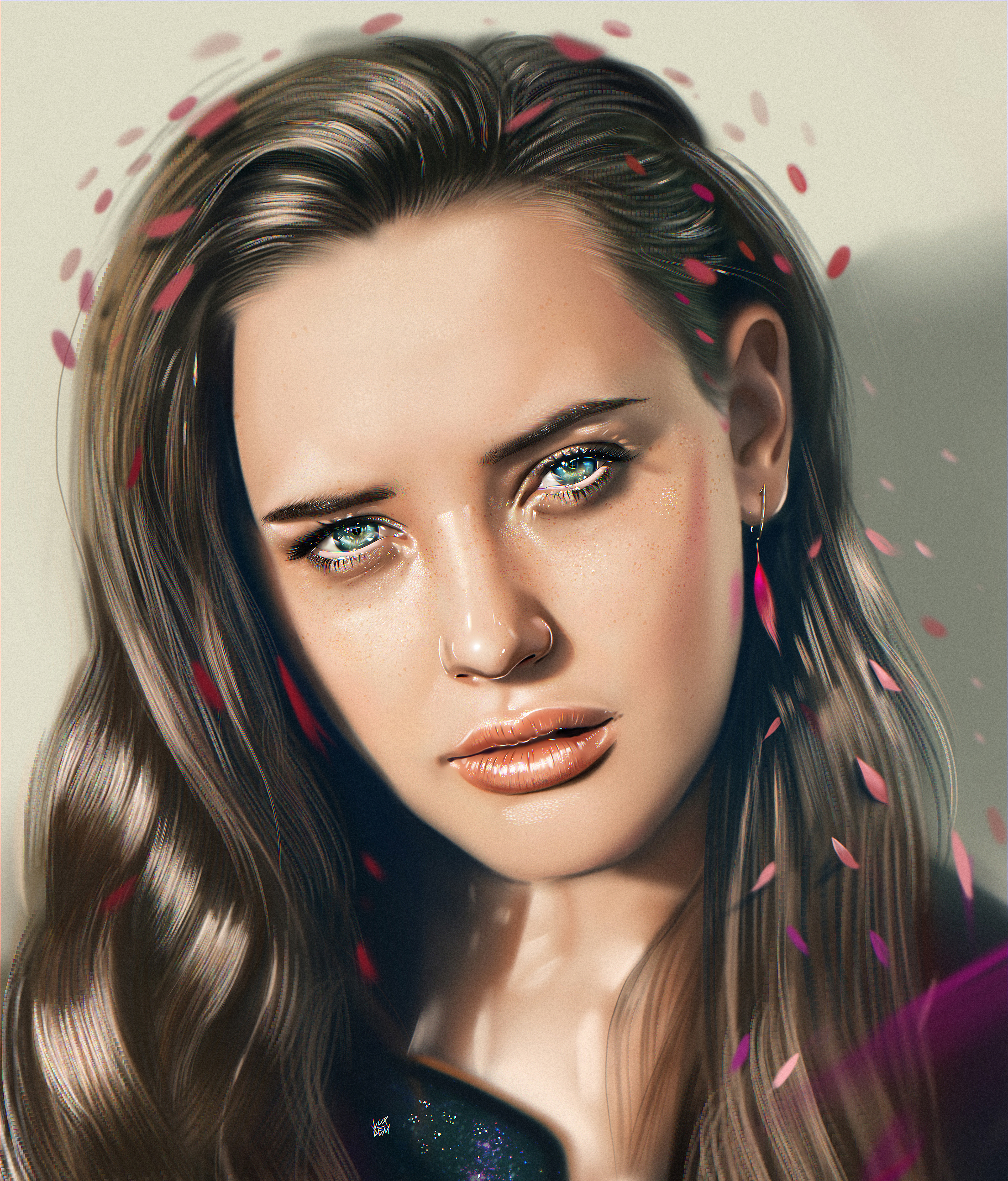 Katherine Langford 4K Digital Painting HD Wallpaper