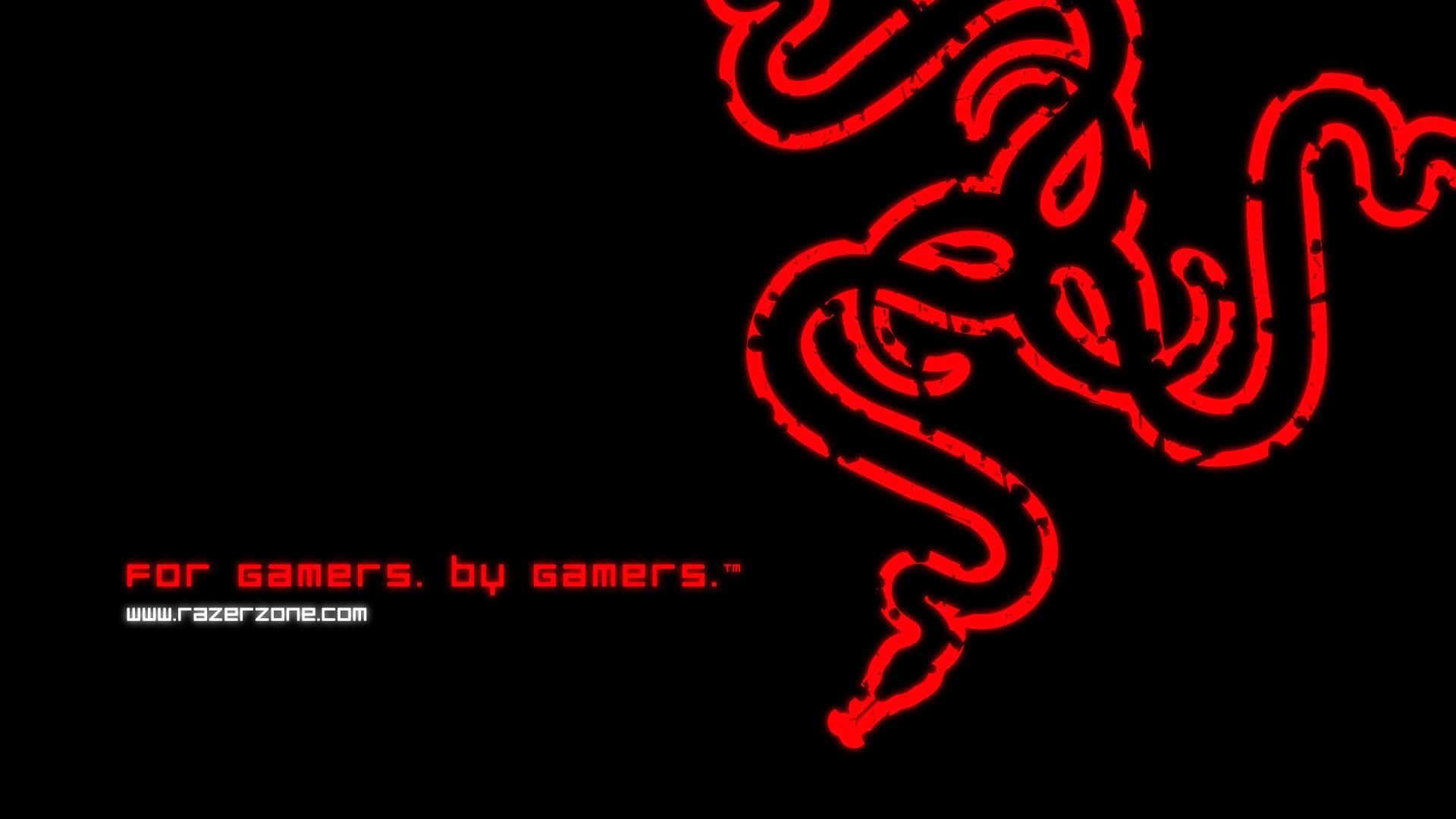 Razer logo and slogan HD Wallpaper