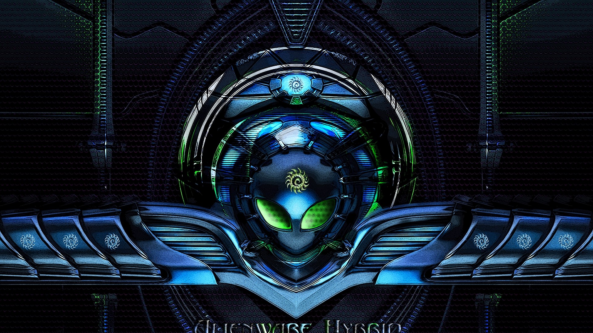 Alienware Hybrid Sci-Fi Art HD Wallpaper
