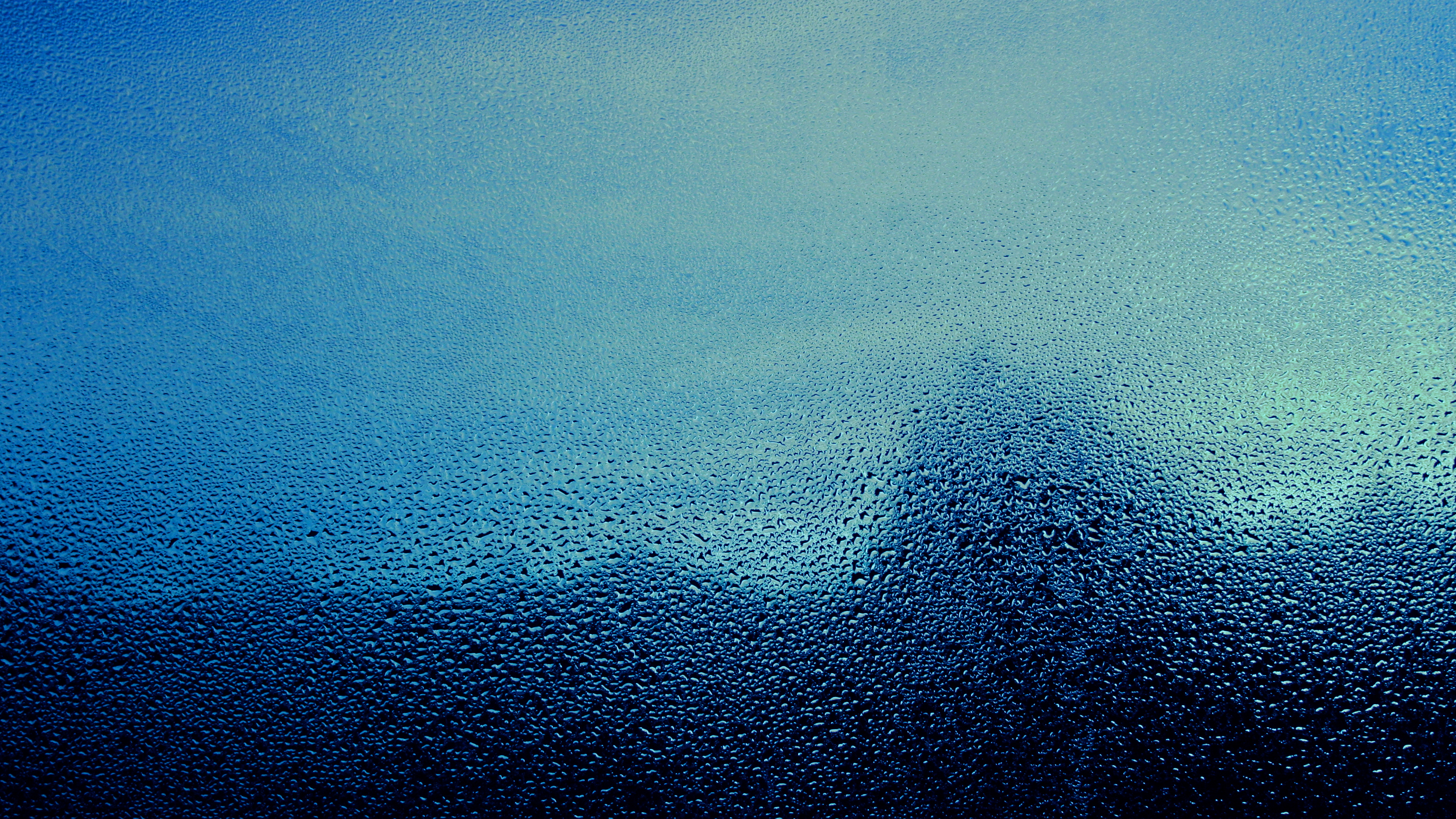 Water drops on glass at dawn HD Wallpaper