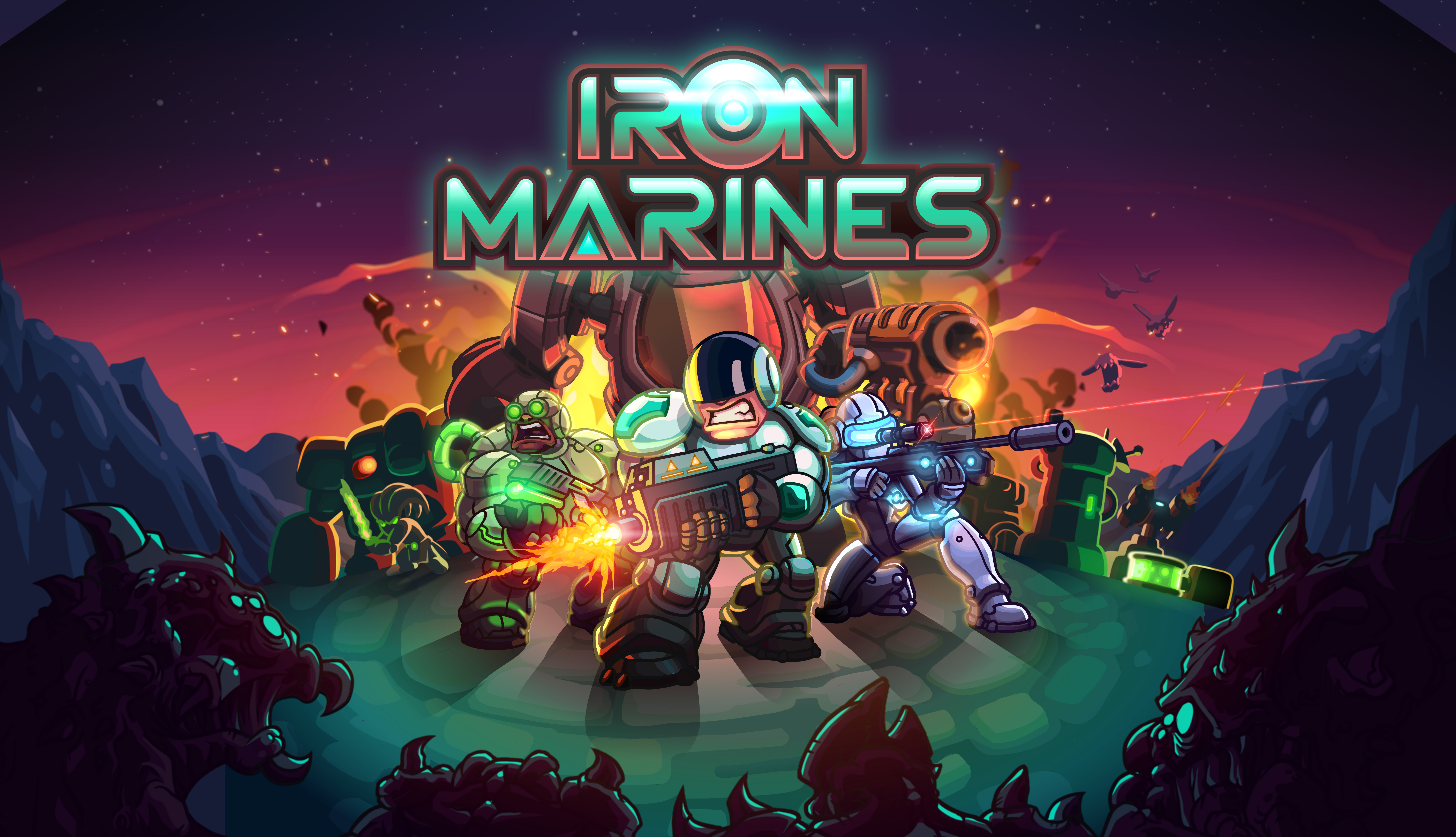 Iron Marines 4K HD Wallpaper