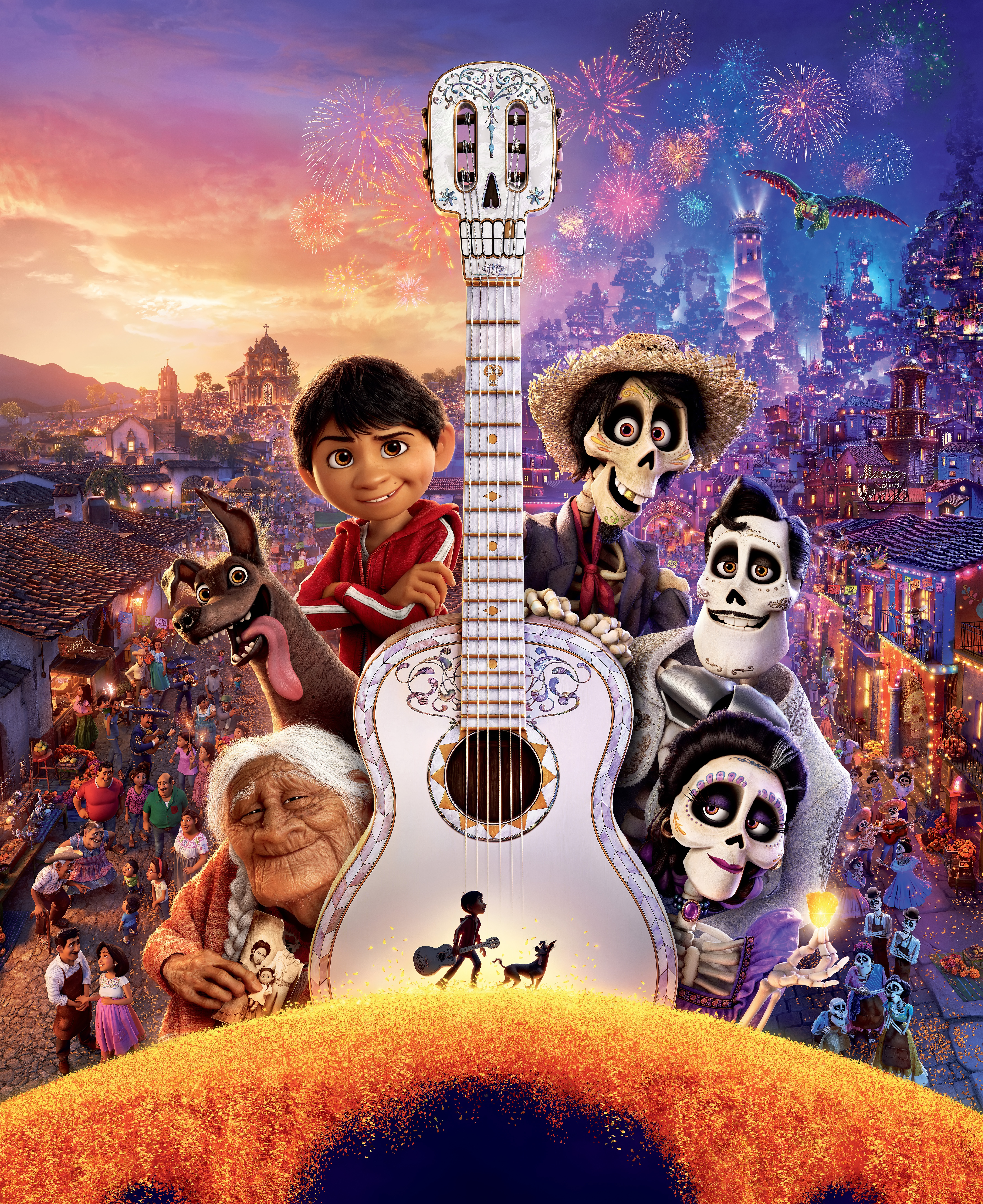 5K, Dante, Animation, Abuelita, 2017, Miguel, Hector, Pixar, Coco HD Wallpaper
