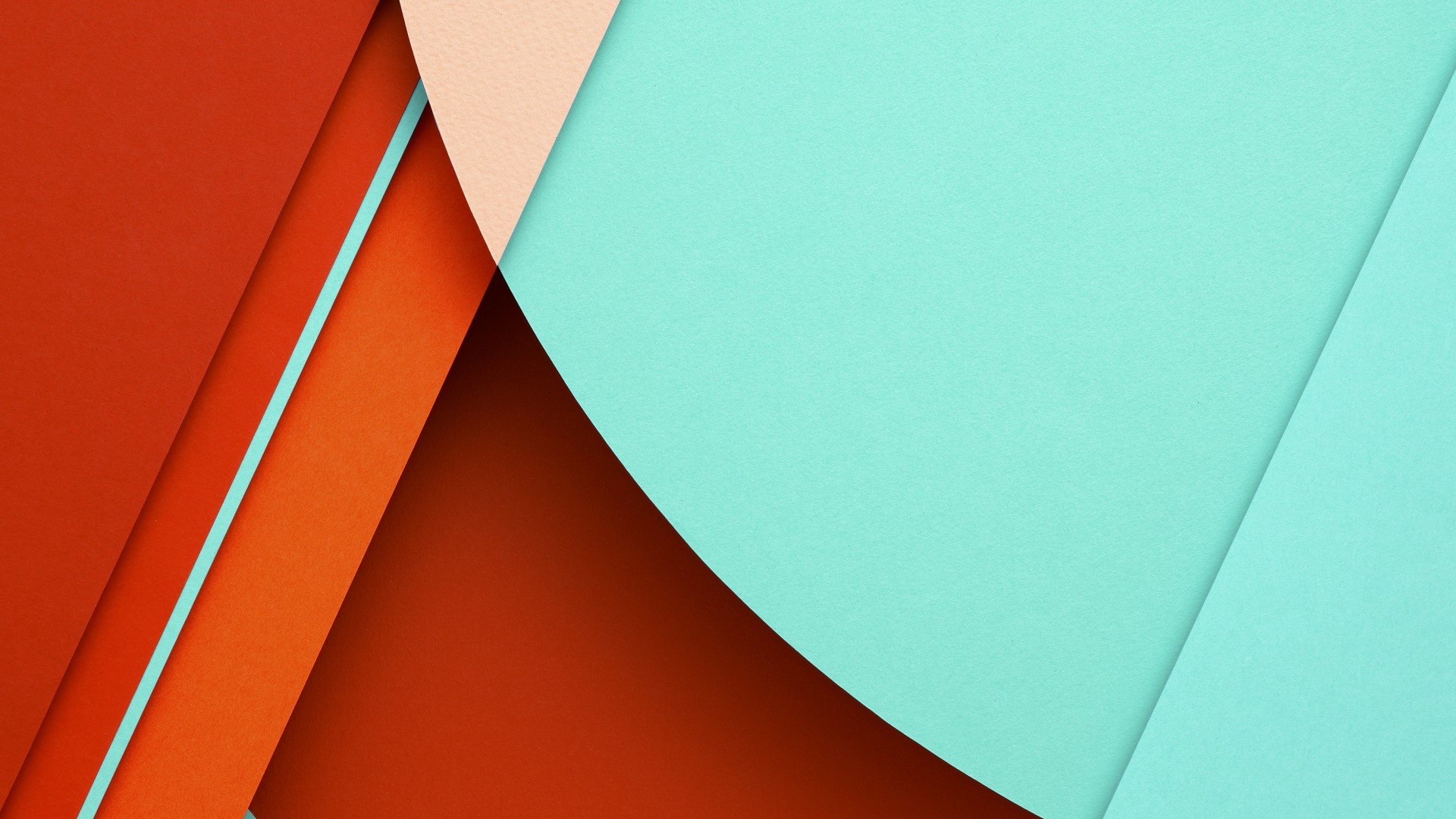 Abstract geometric shapes with overlapping layers HD Wallpaper