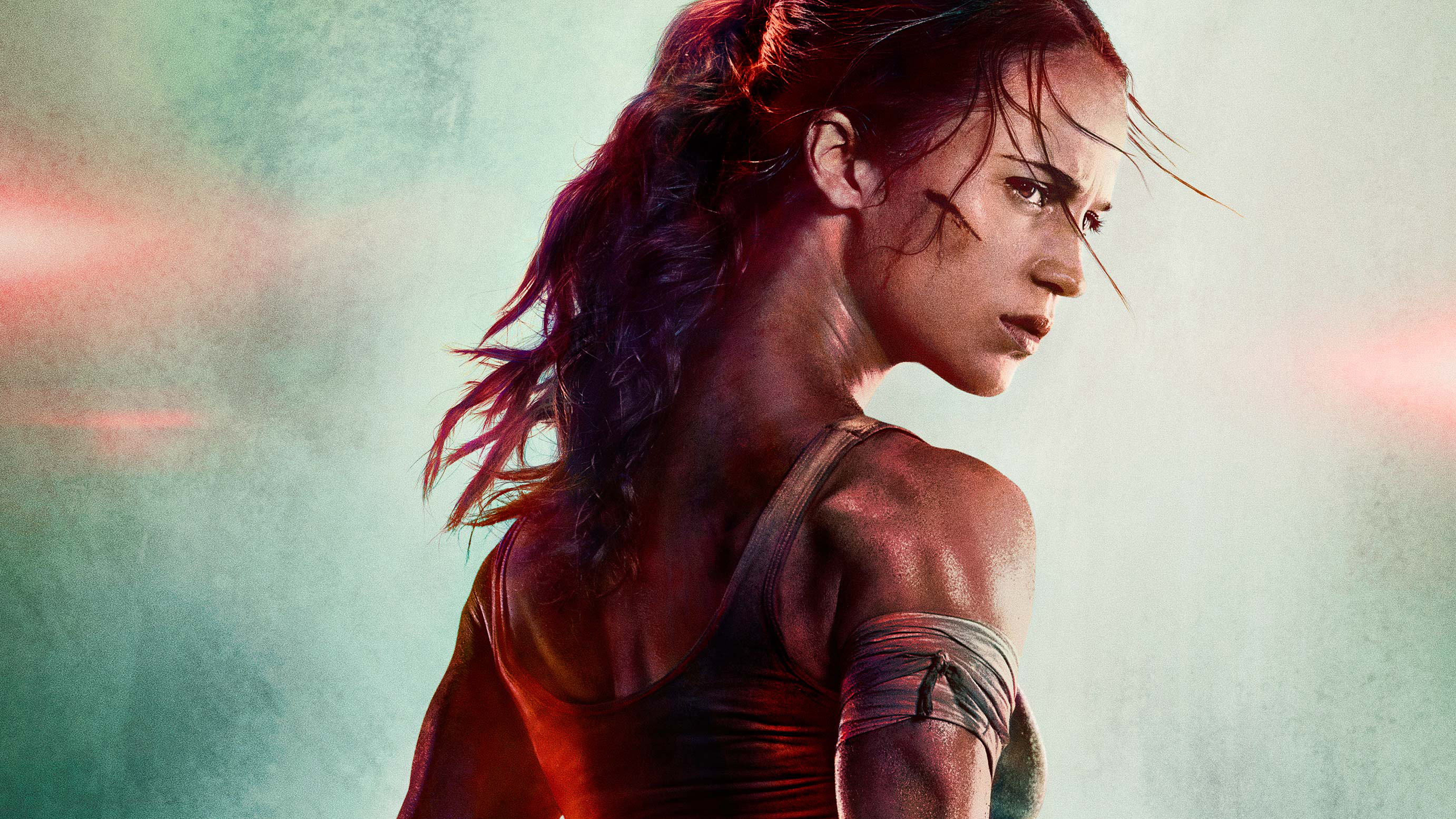 Lara Croft from Tomb Raider starring Alicia Vikander HD Wallpaper