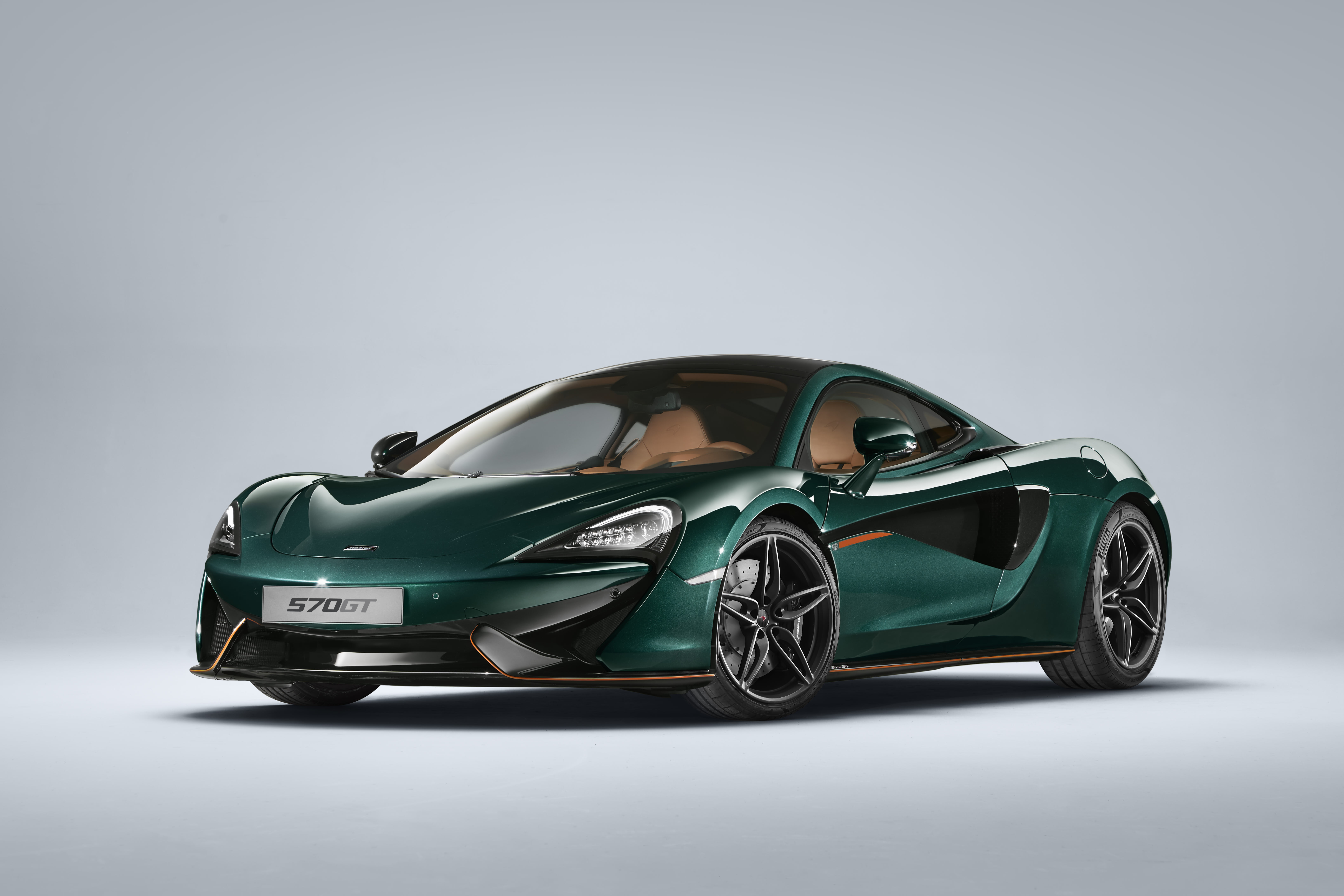 Green McLaren 570GT 2018 4K HD Wallpaper