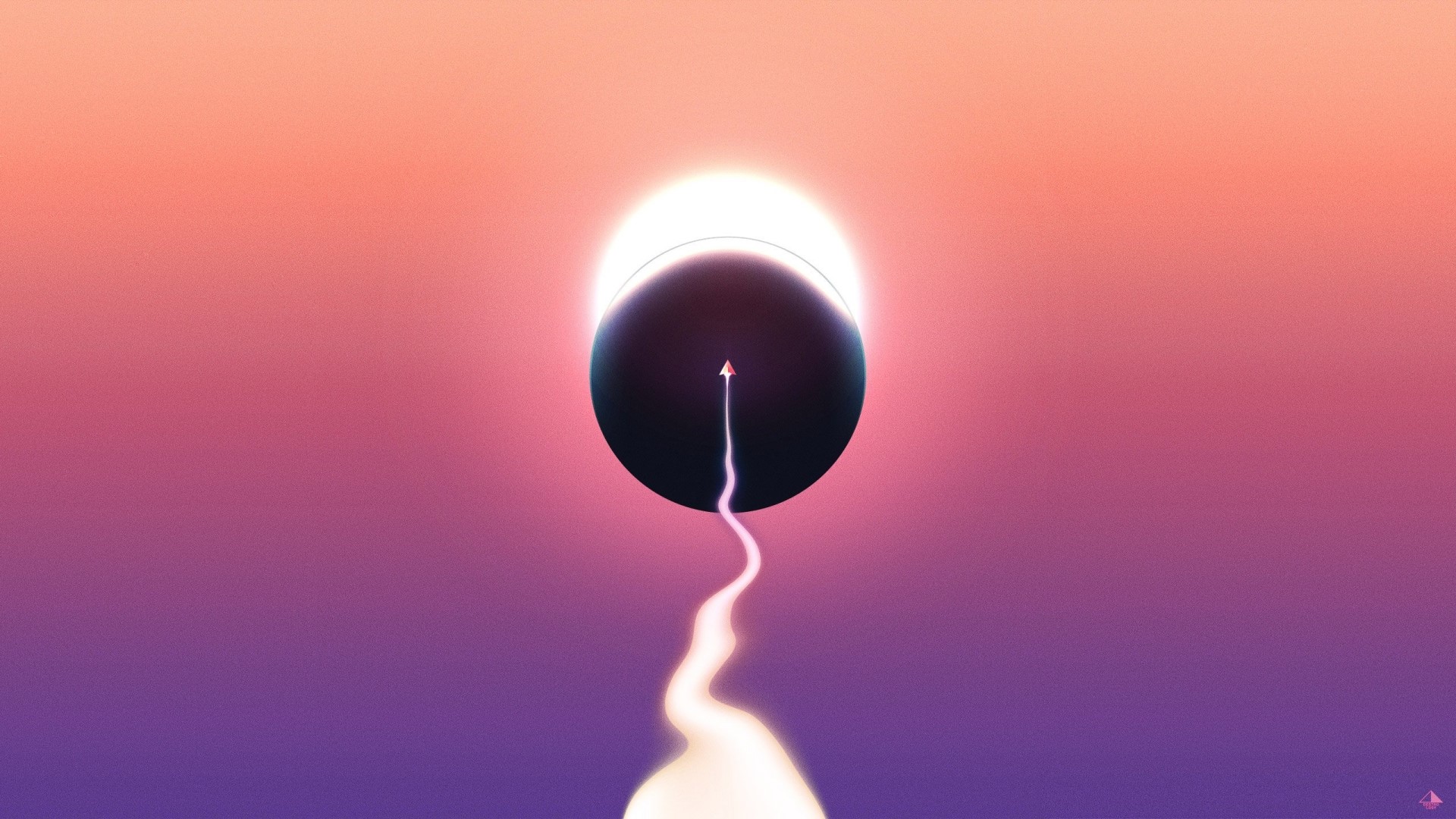 The Traveler Eclipse Retro HD Wallpaper