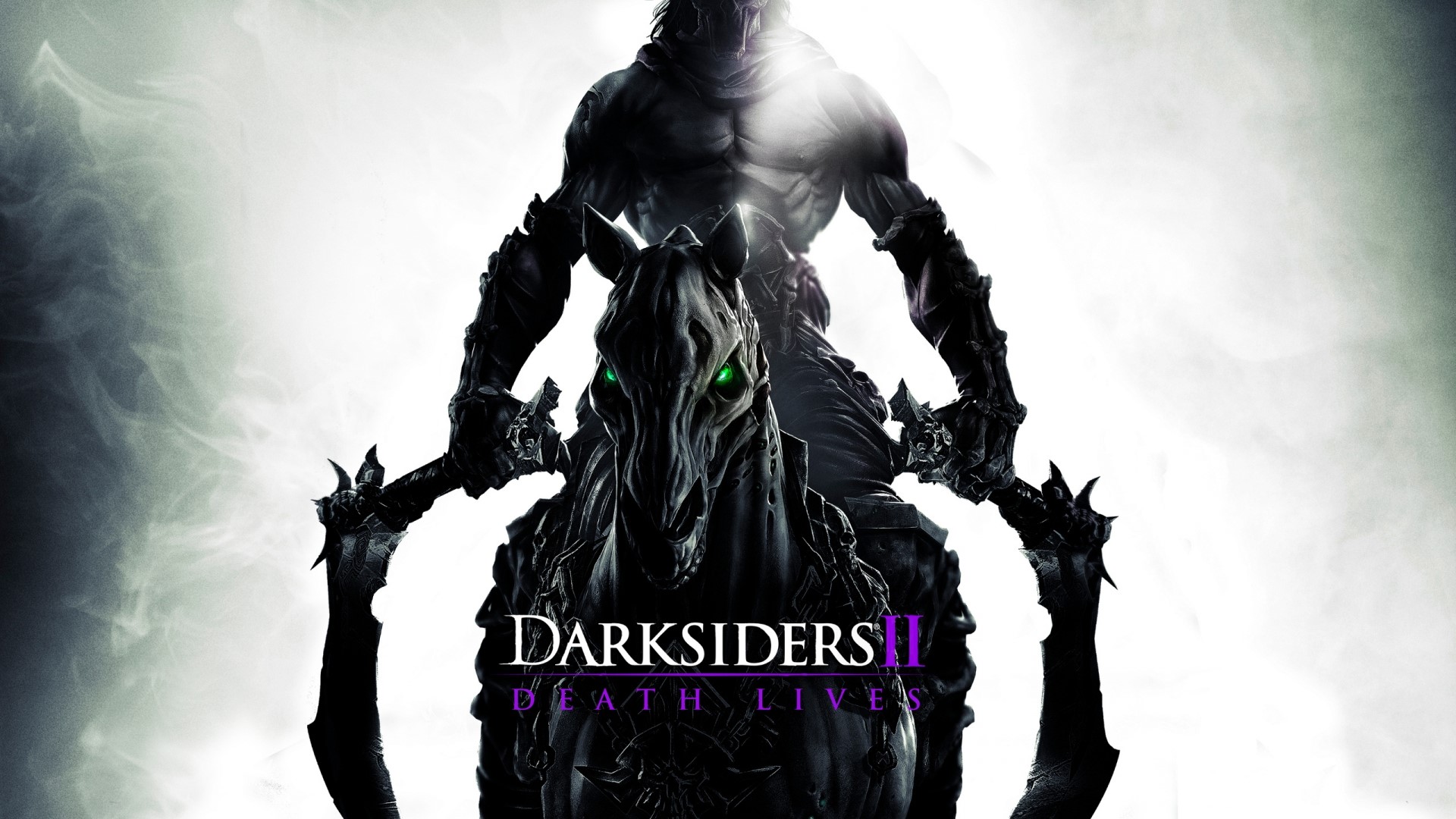 Death from Darksiders II on horseback HD Wallpaper