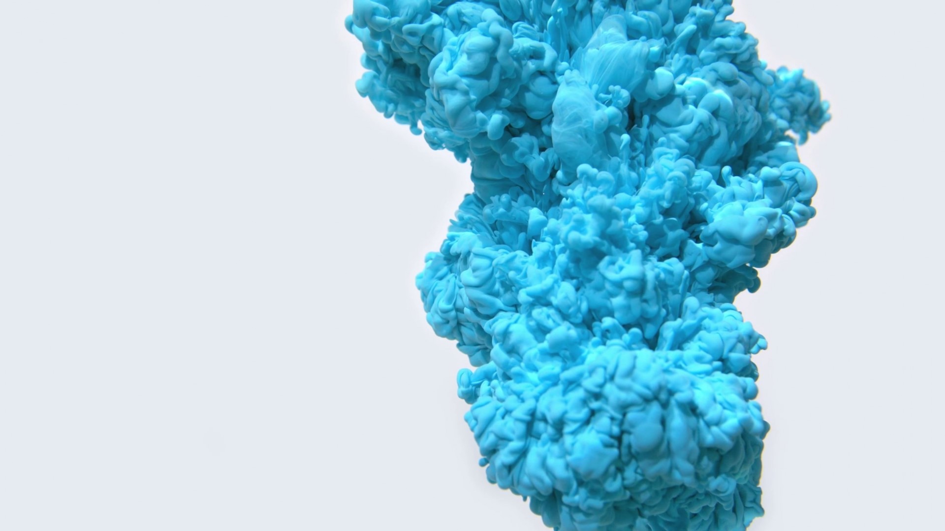 Blue Ink Cloud HD Wallpaper