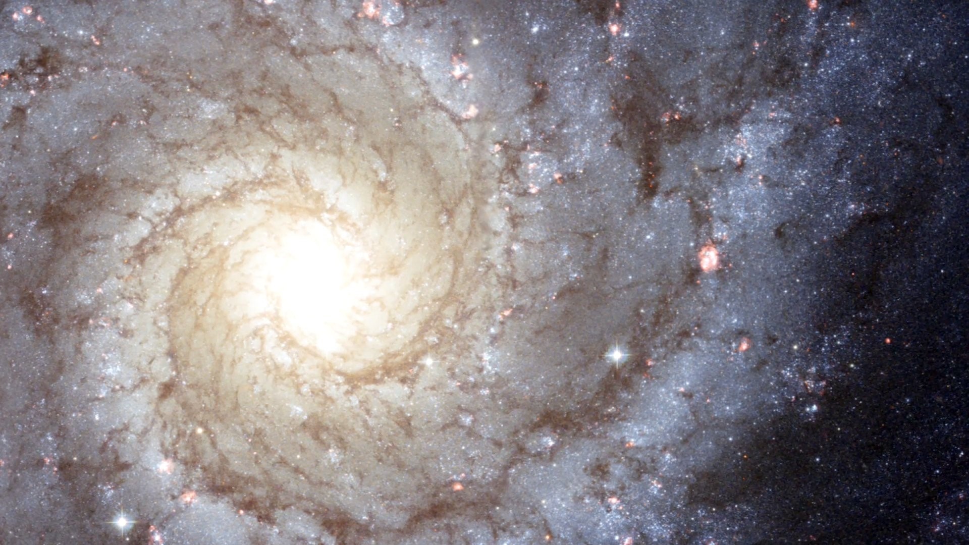 Hubble image of a spiral galaxy HD Wallpaper