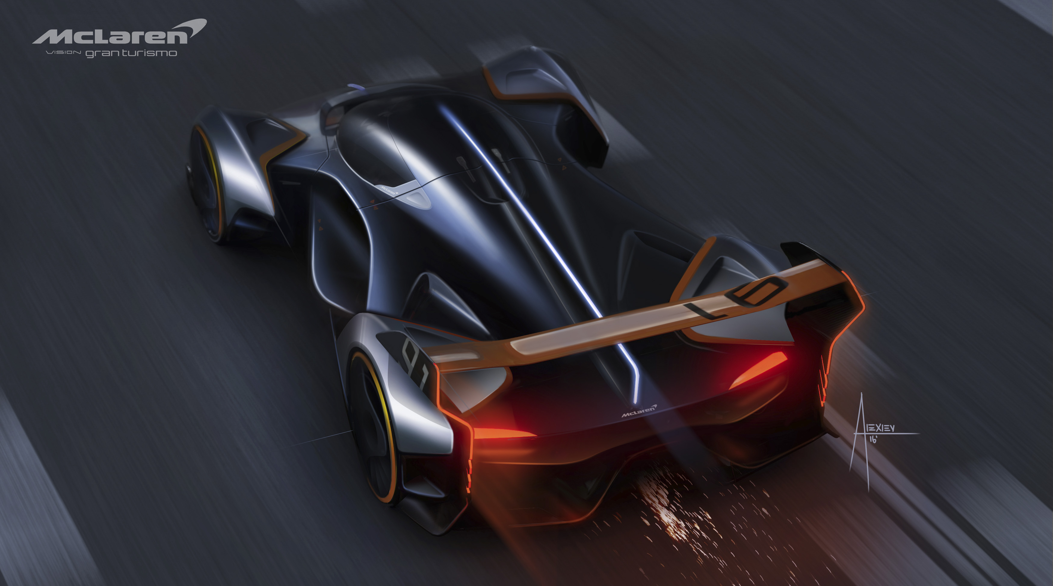 McLaren Ultimate Vision GT concept car HD Wallpaper