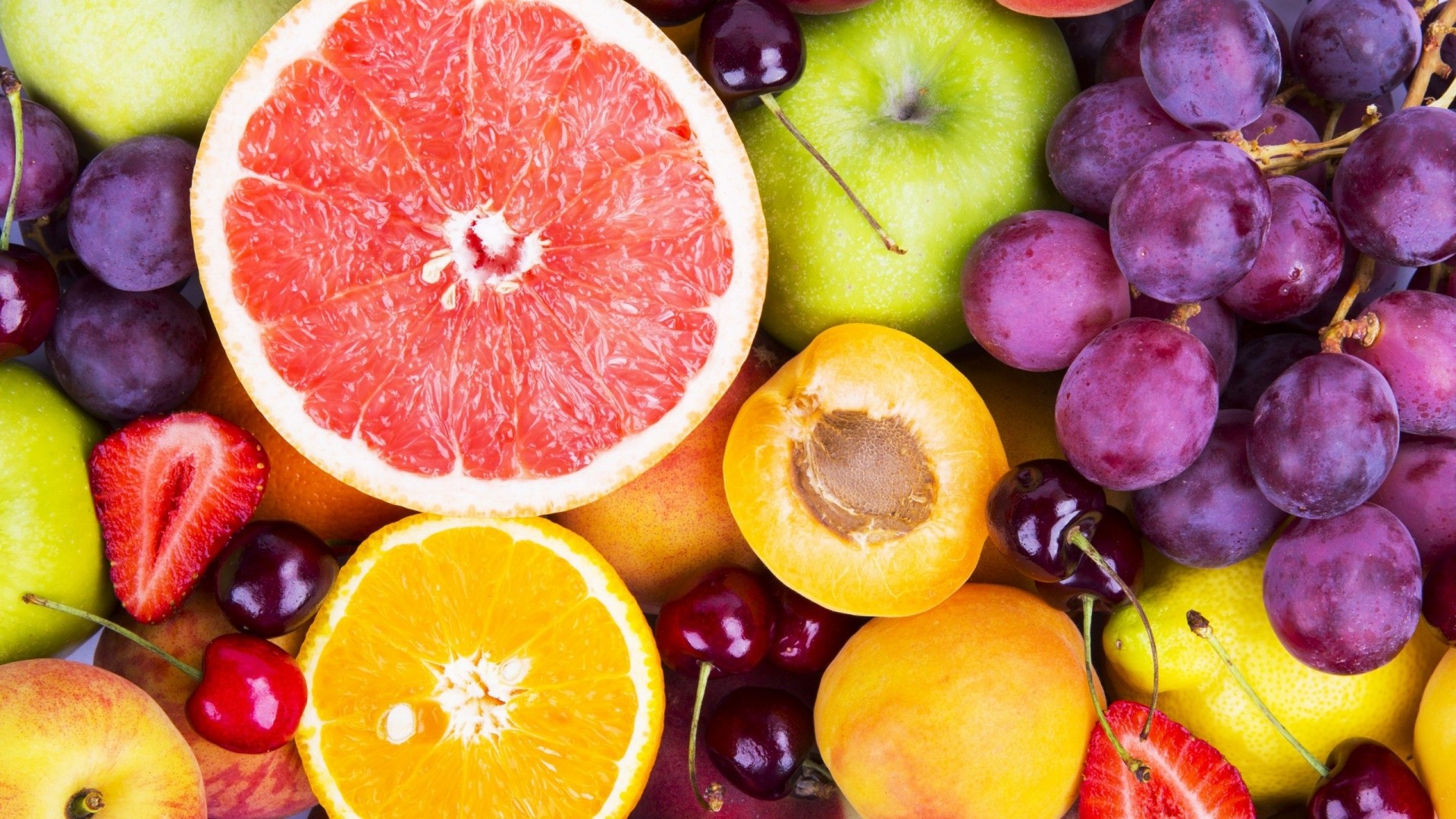 Assortment of Fresh Fruits HD Wallpaper