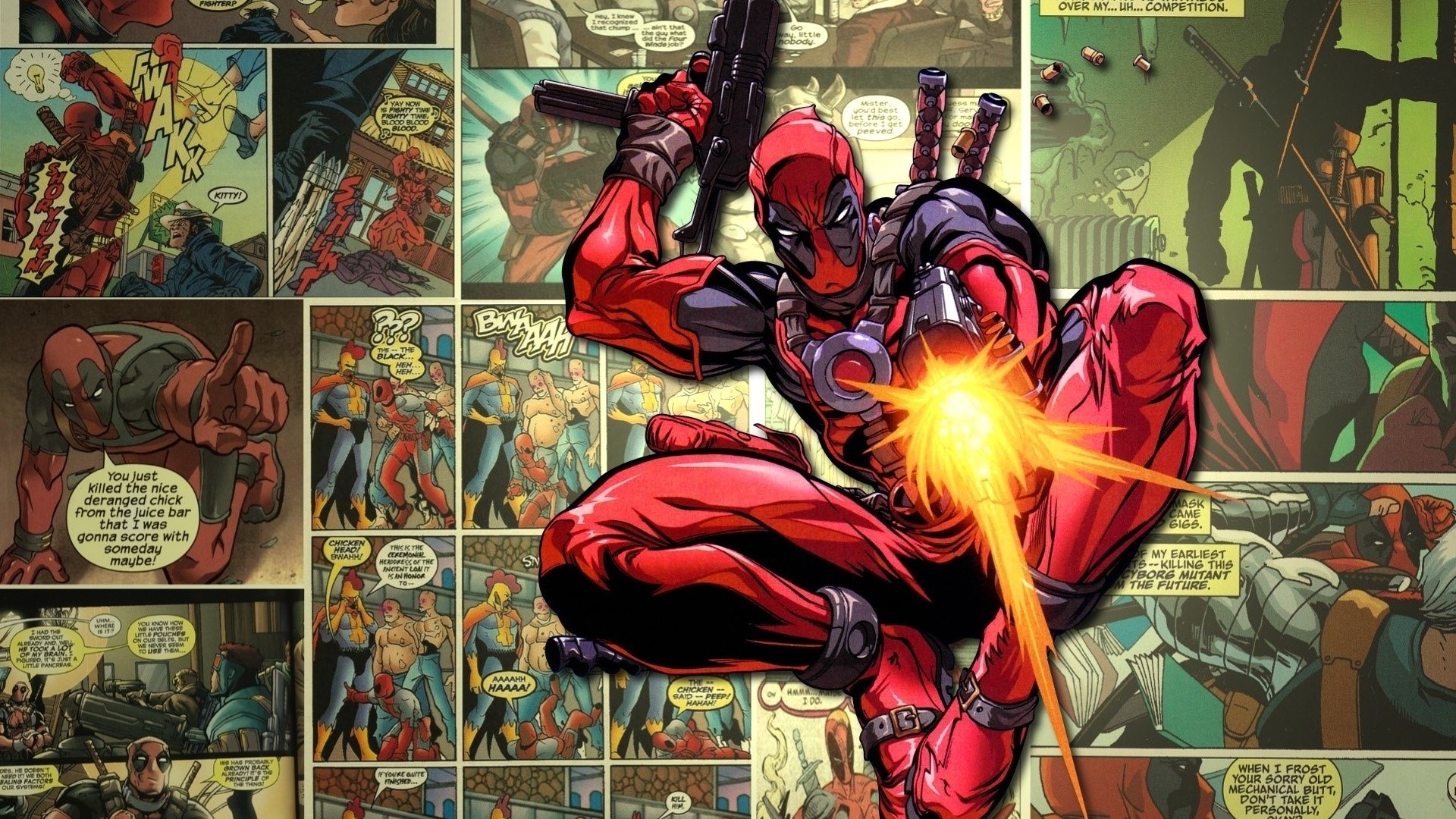 Deadpool from Marvel Comic HD Wallpaper