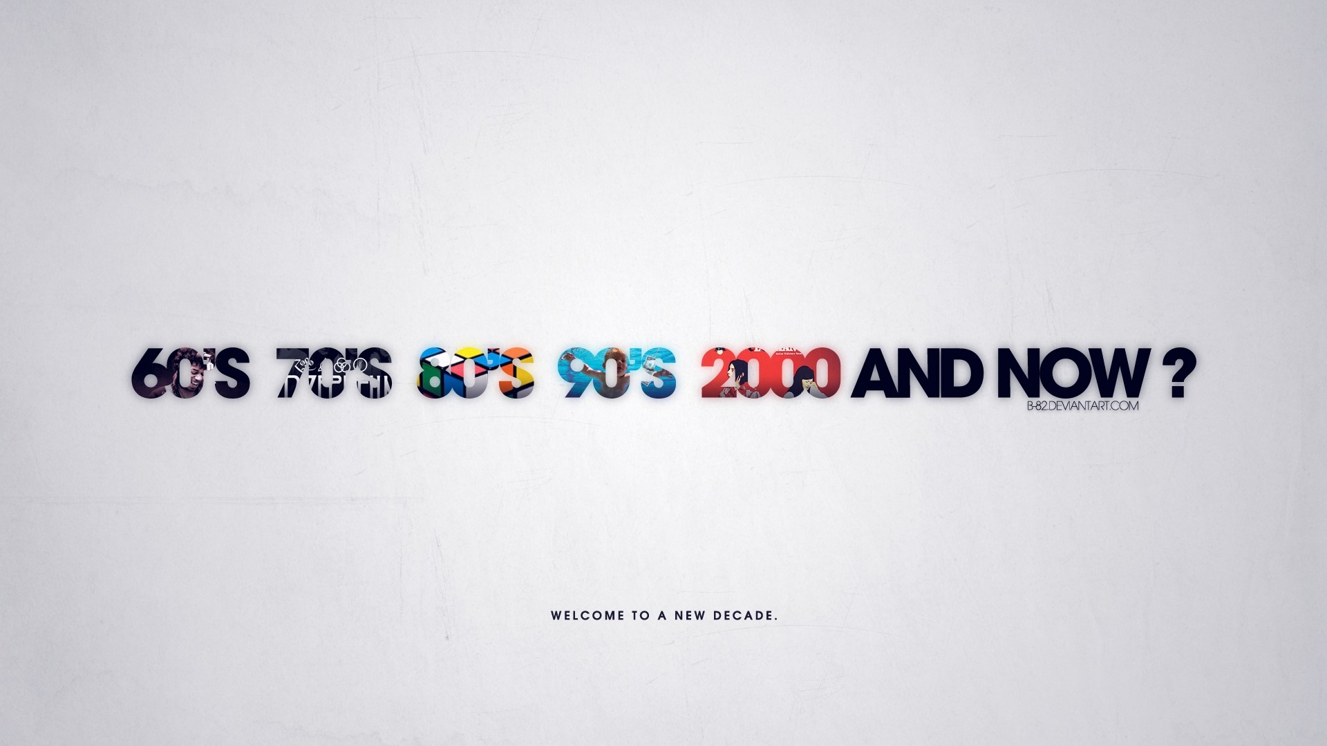 60s 70s 80s 90s 2000 And Now Welcome to New Decade HD Wallpaper