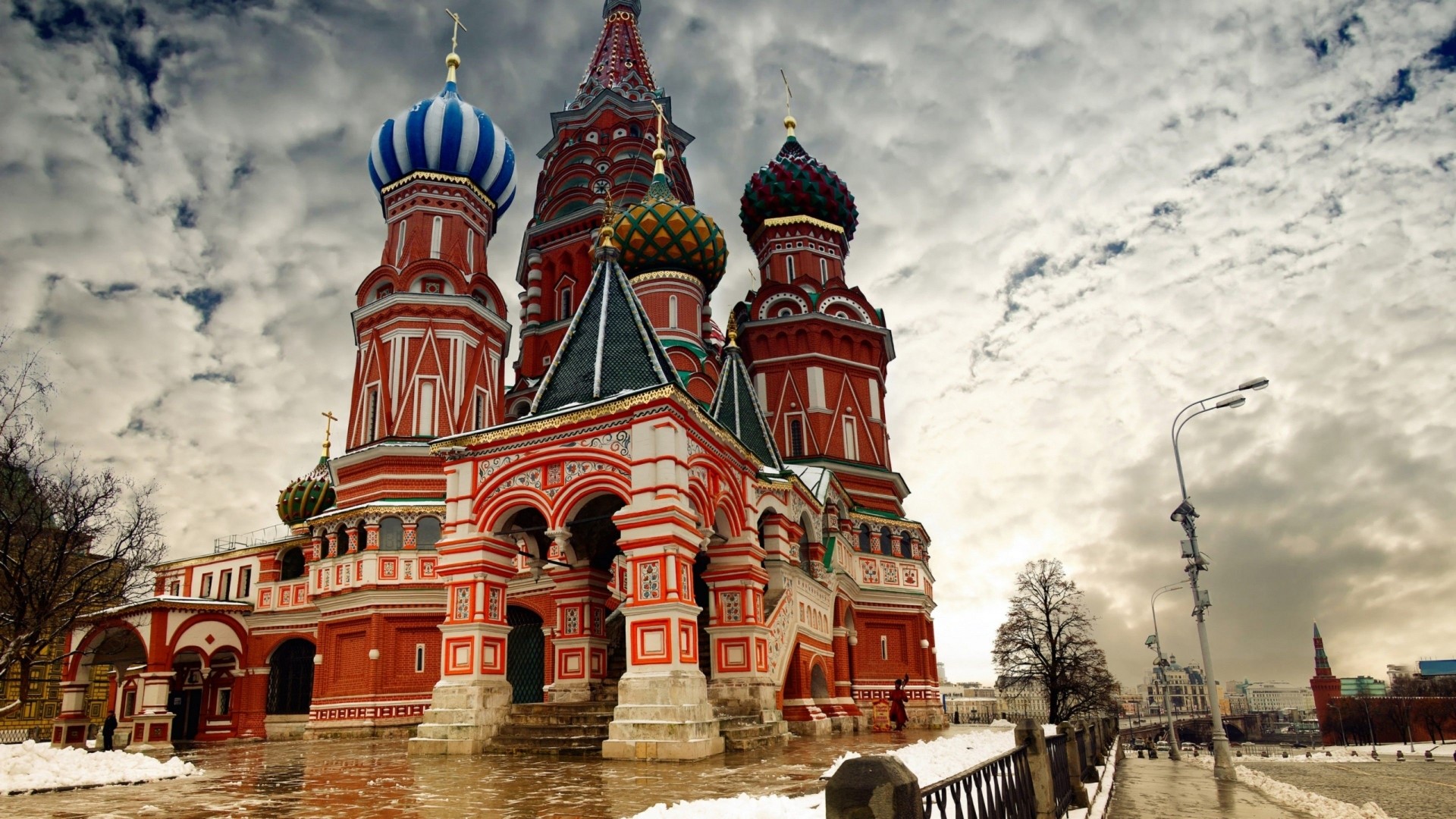 Saint Basil's Cathedral in Moscow HD Wallpaper