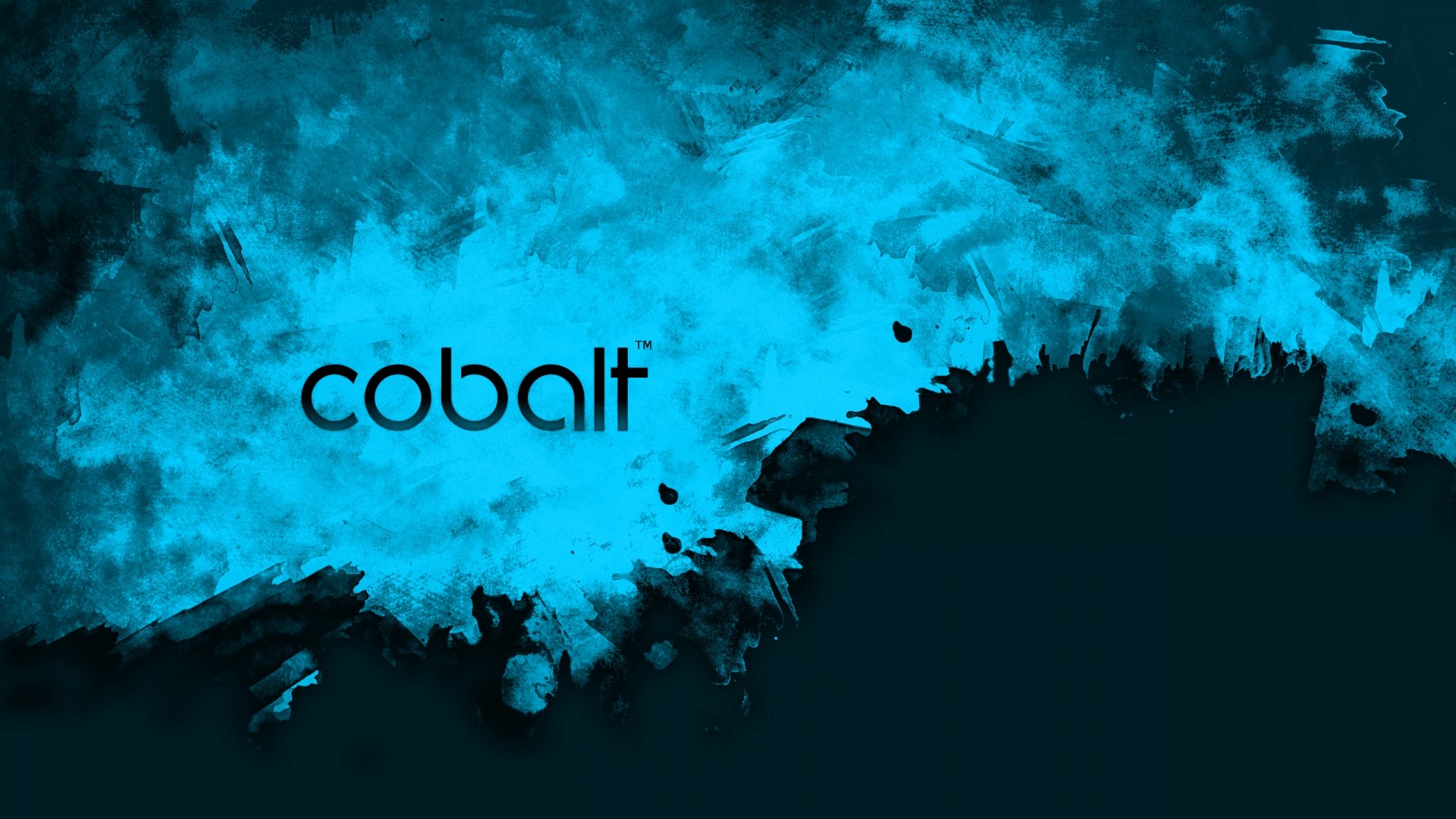 Cobalt logo on blue grunge background HD Wallpaper
