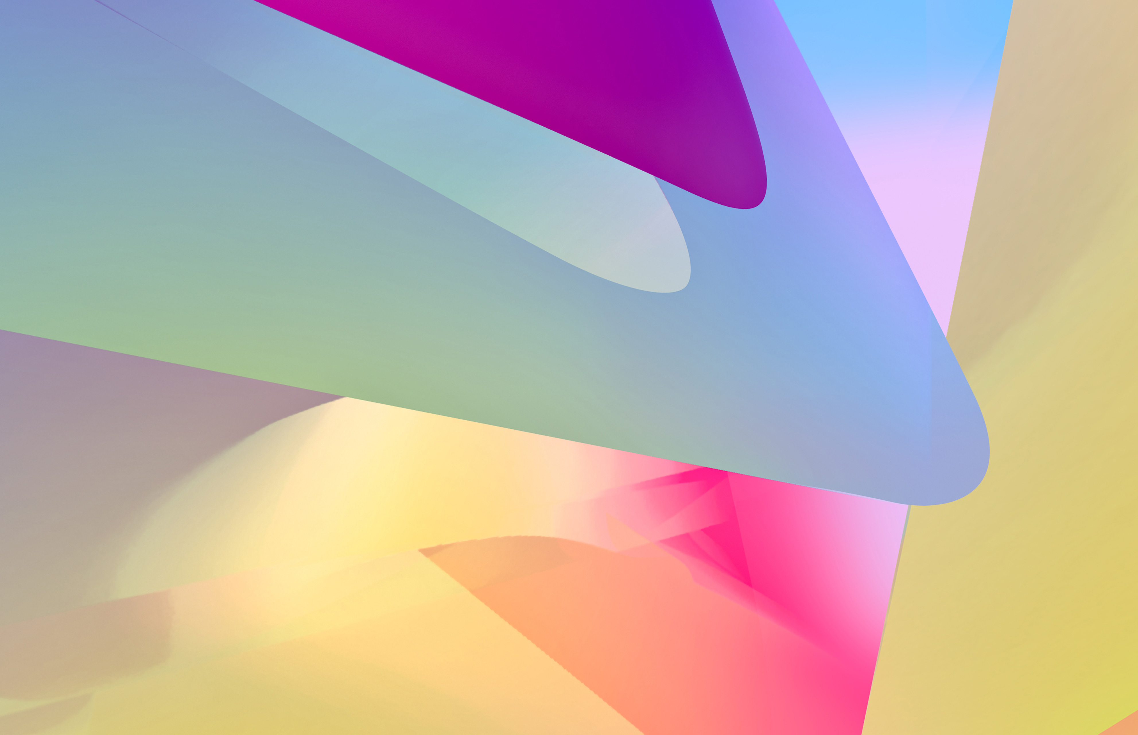 Abstract colorful shapes 4K HD Wallpaper