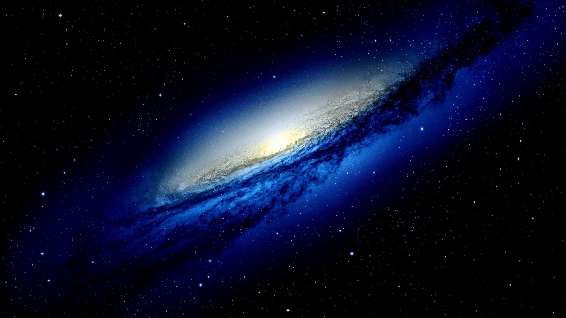 Galaxy in deep space HD Wallpaper
