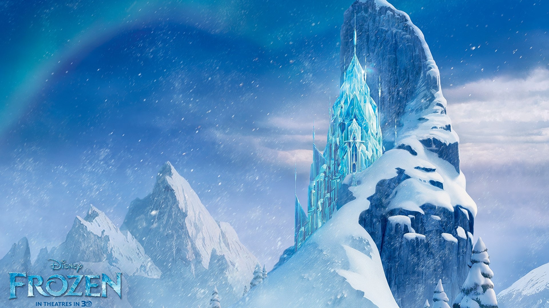 Ice Castle from Disney's Frozen HD Wallpaper
