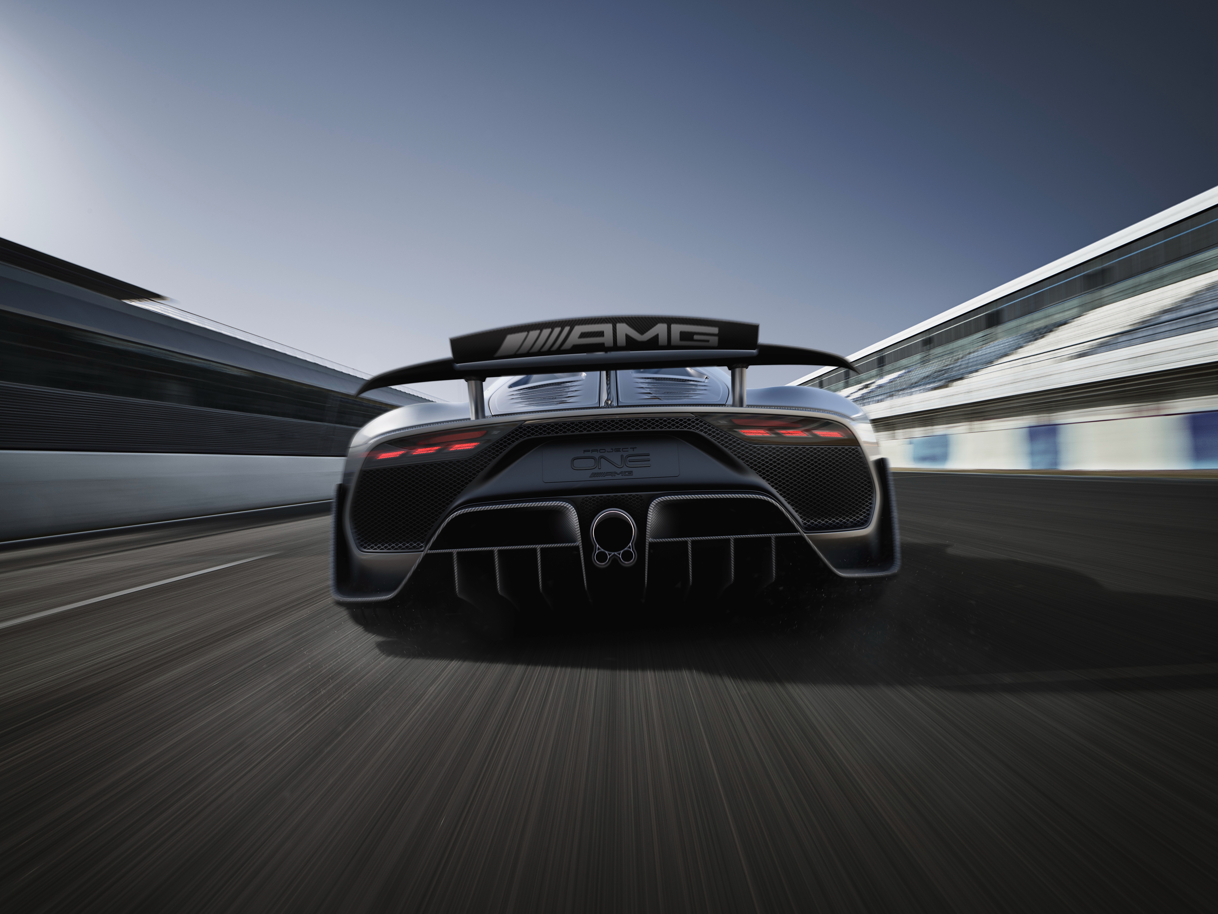 Mercedes-AMG Project One on a racing track HD Wallpaper