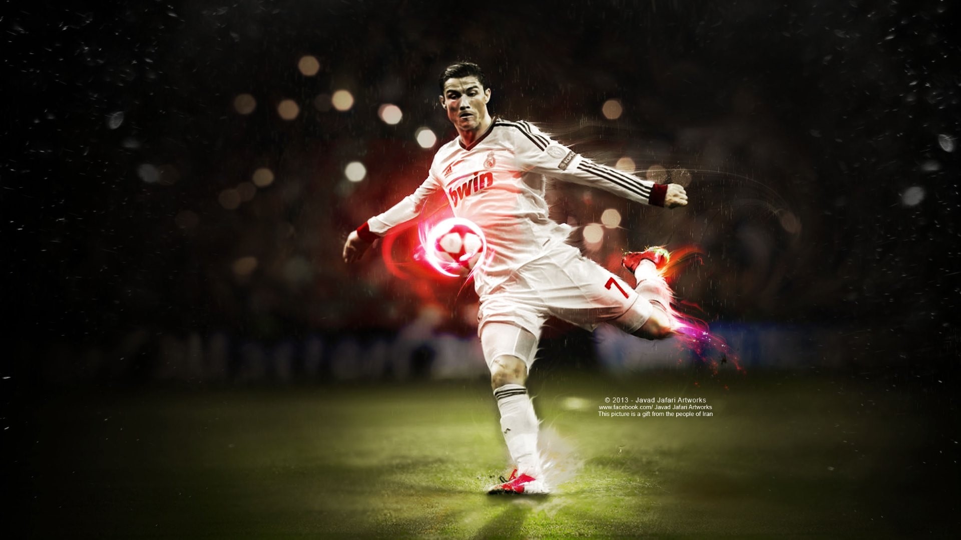 Cristiano Ronaldo playing soccer HD Wallpaper
