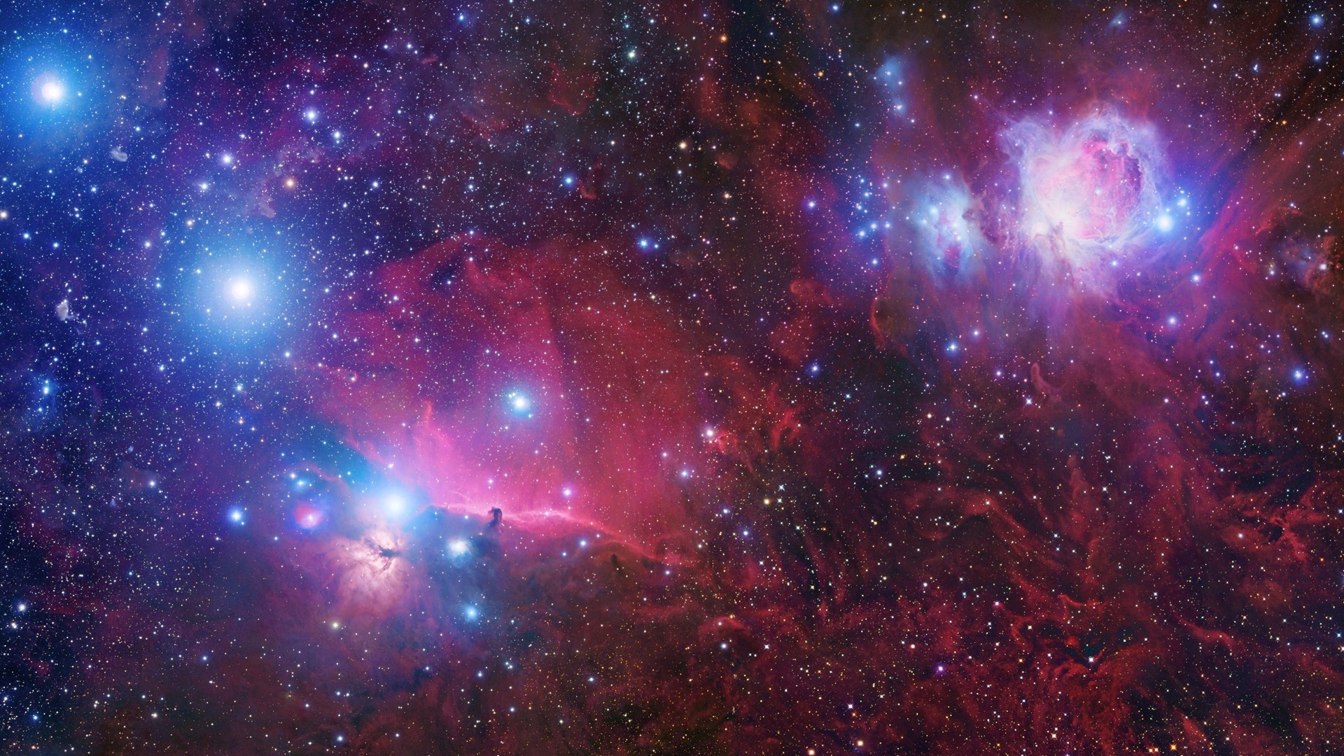 Deep Space Nebula with Stars HD Wallpaper