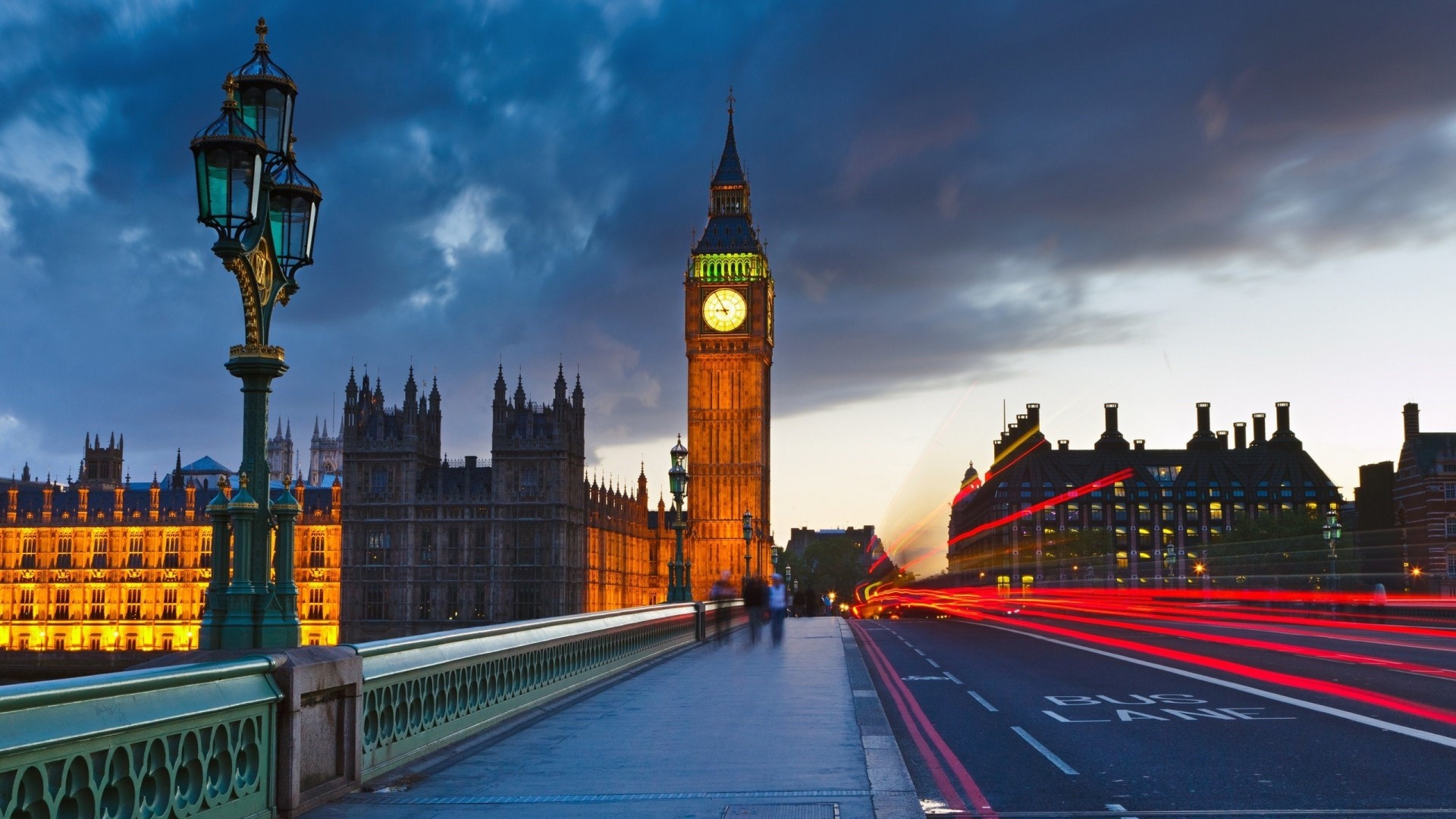 Big Ben and Houses of Parliament at Dusk HD Wallpaper
