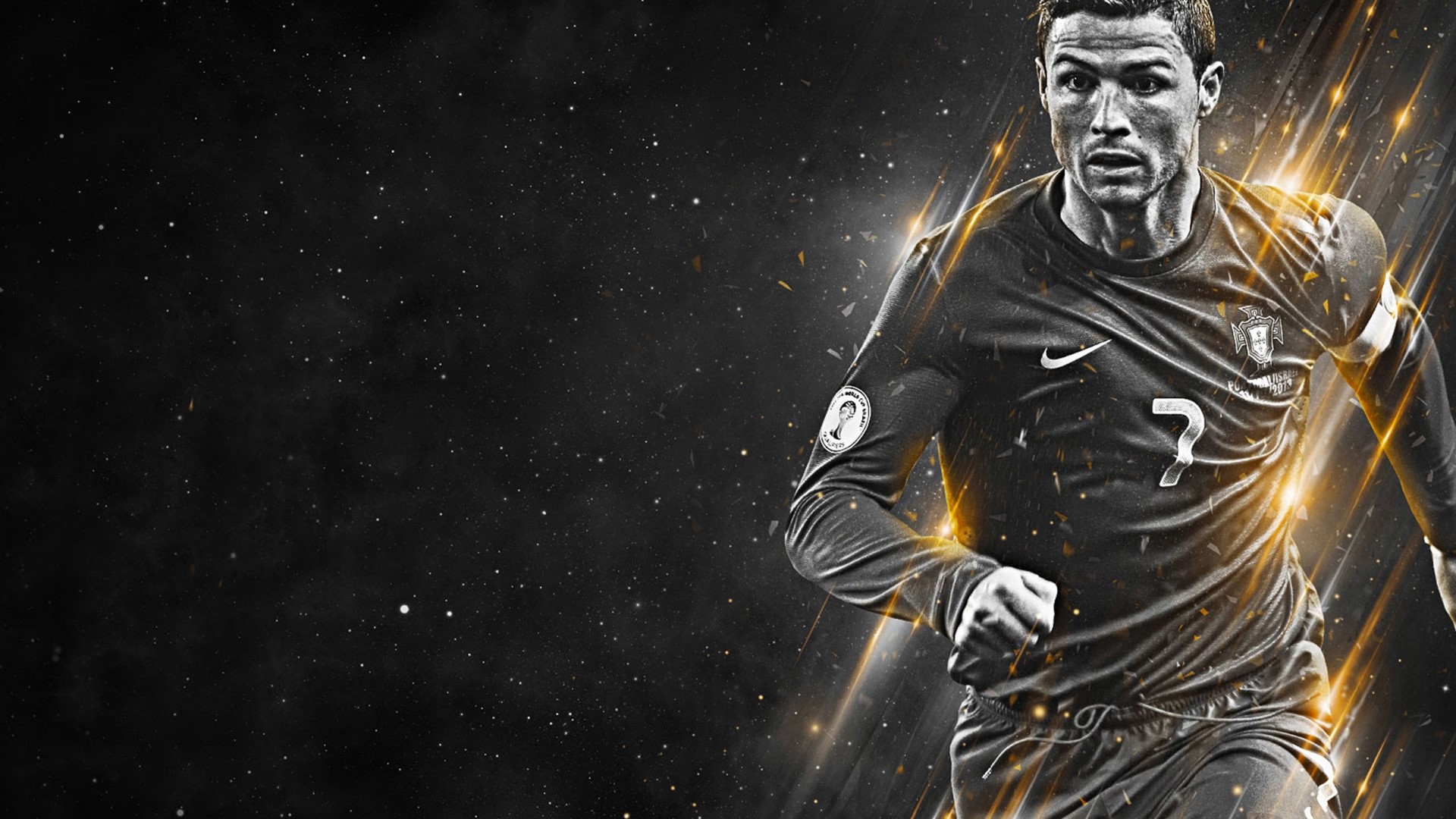 Cristiano Ronaldo in Portugal Football Jersey HD Wallpaper