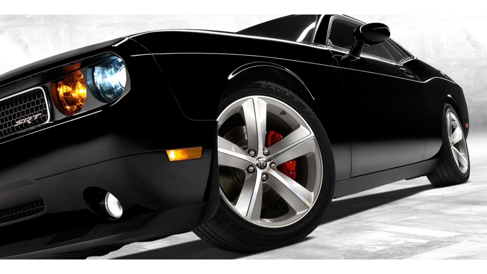 Black Dodge Challenger SRT HD Wallpaper