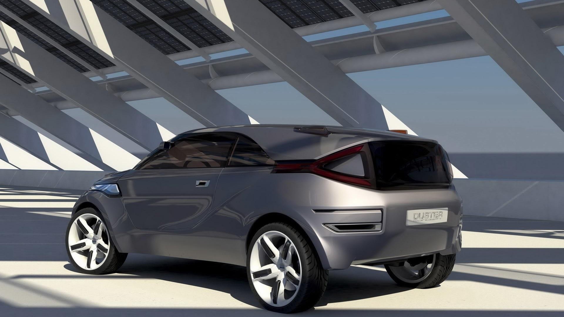 Dacia Duster Crossover Concept Car Rear View HD Wallpaper