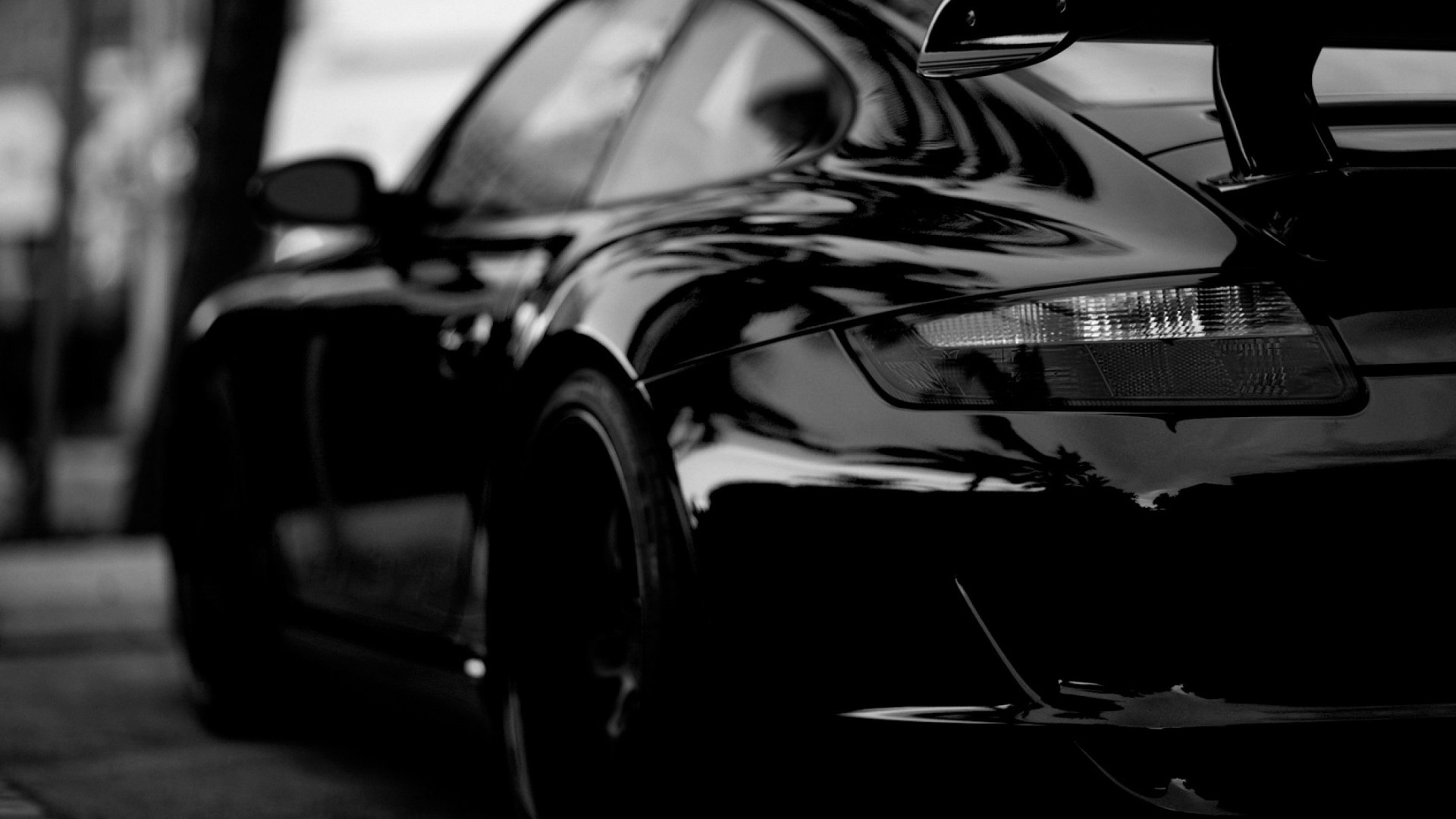 Black Porsche 911 GT3 RS HD Wallpaper