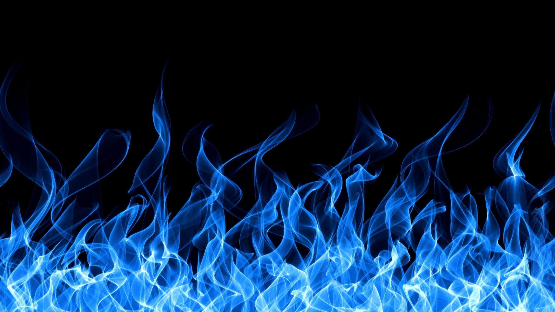 Blue Fire Flame HD Wallpaper