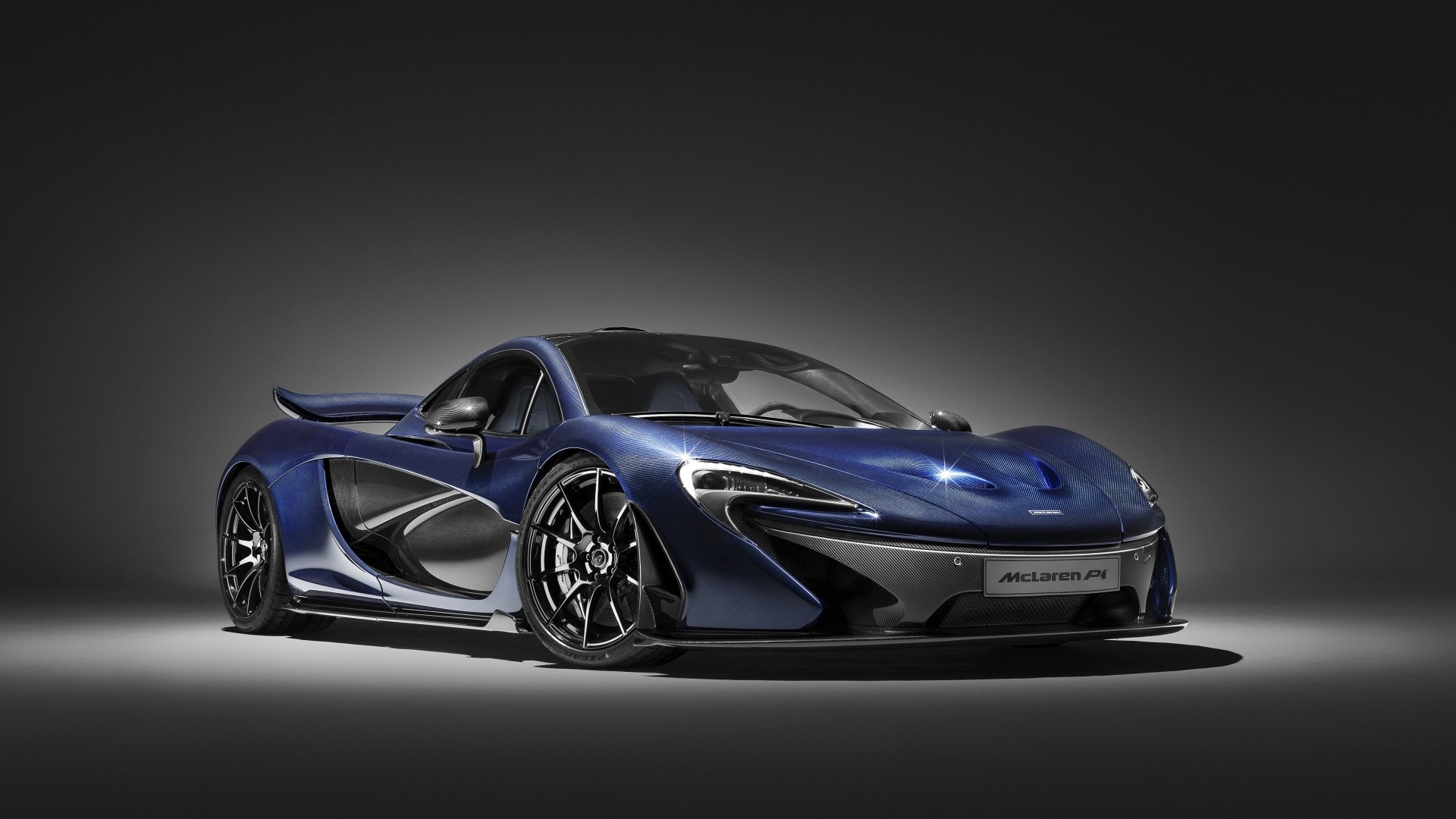 Blue McLaren P1 Sports Car HD Wallpaper