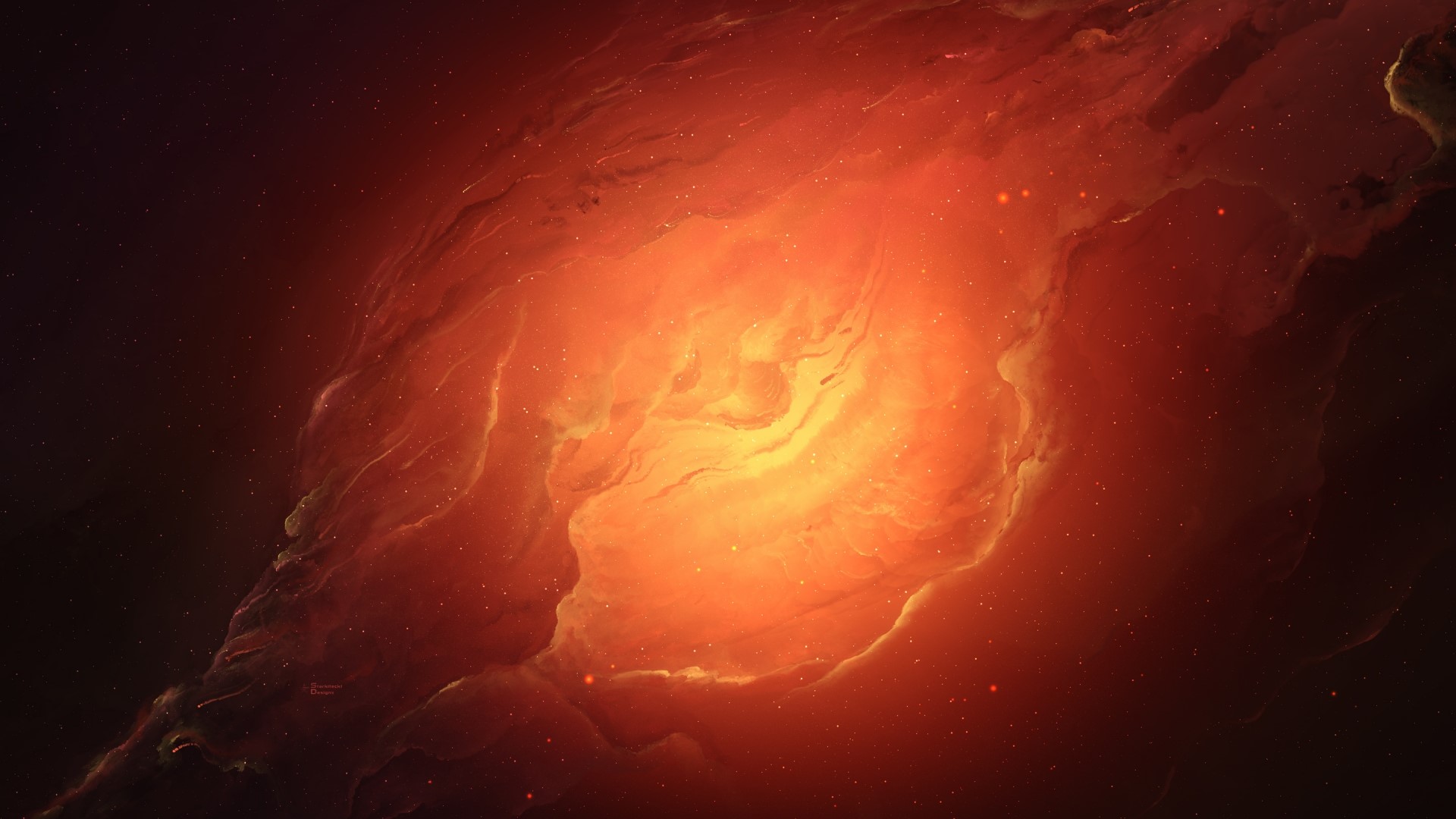 Cosmic Eye Nebula HD Wallpaper
