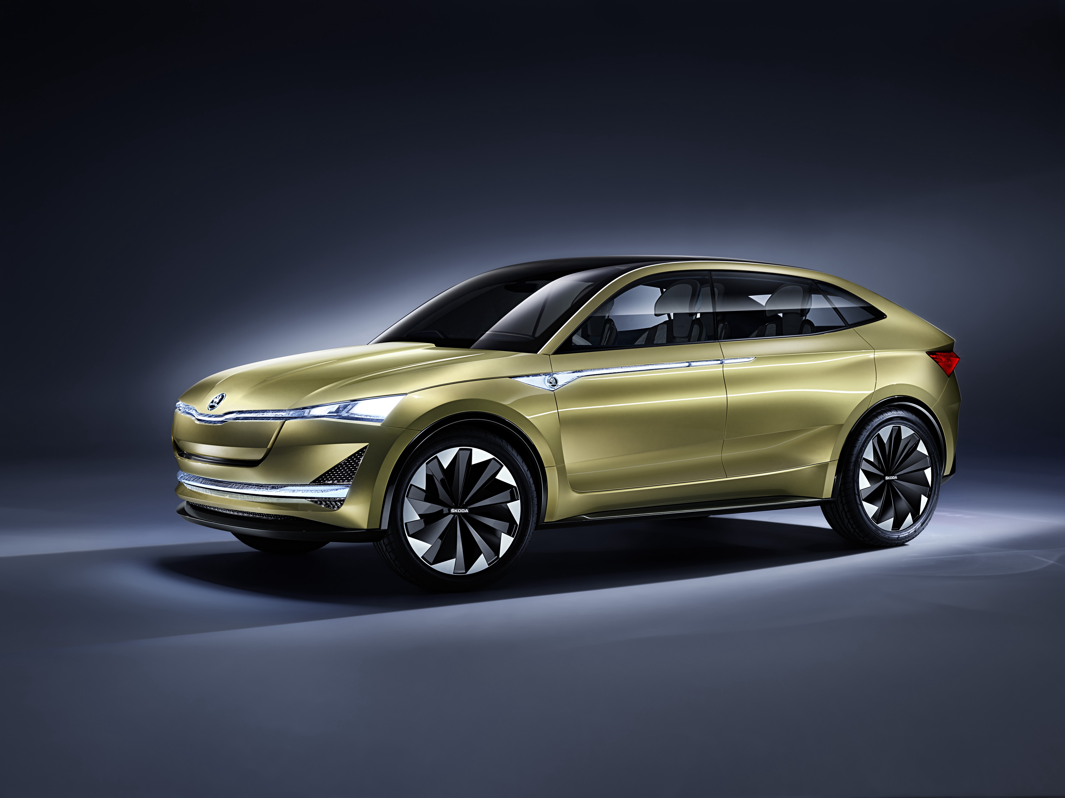 Skoda VisionE Concept car 4K HD Wallpaper