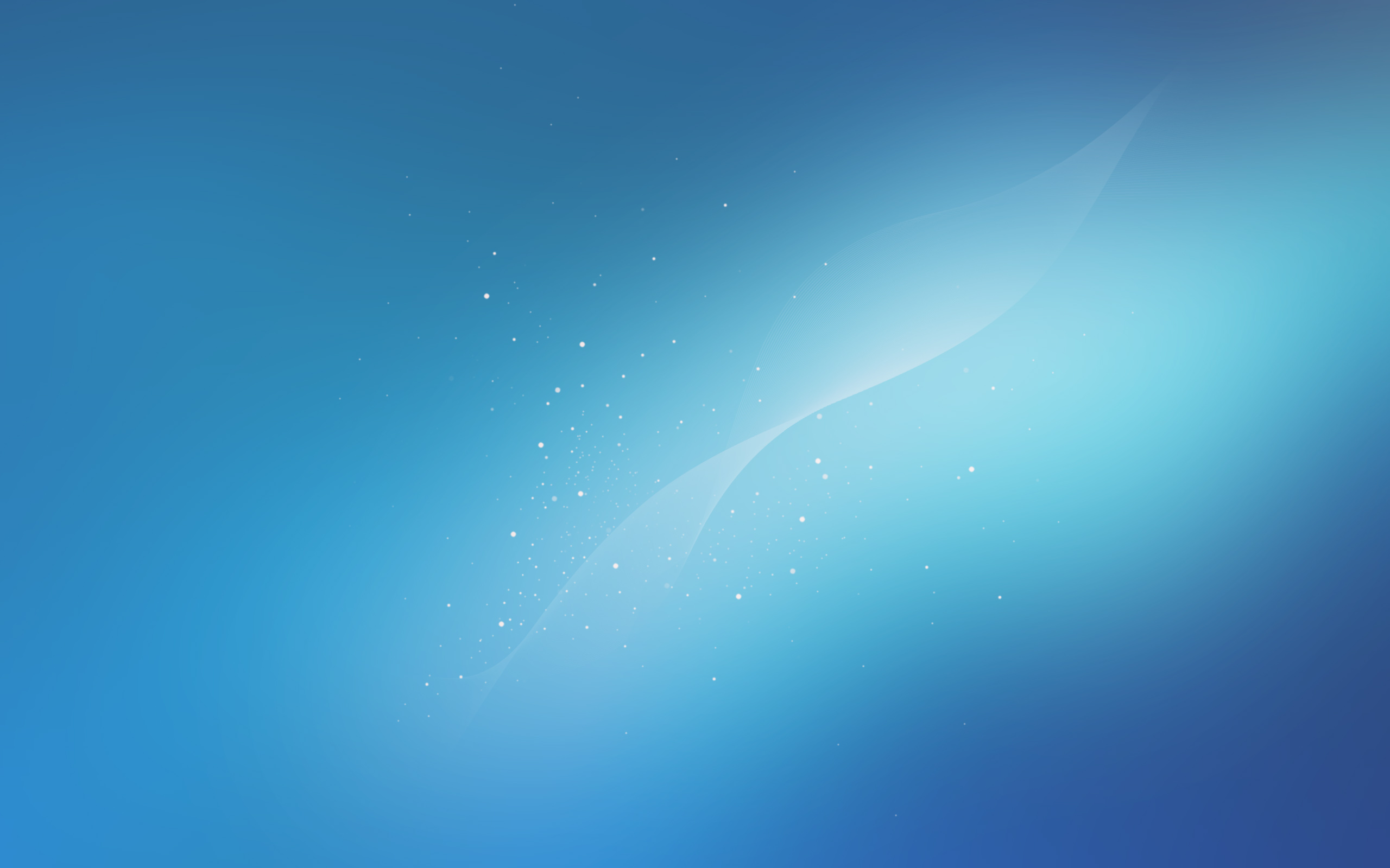 Blue gradient with white abstract lines and sparkles HD Wallpaper