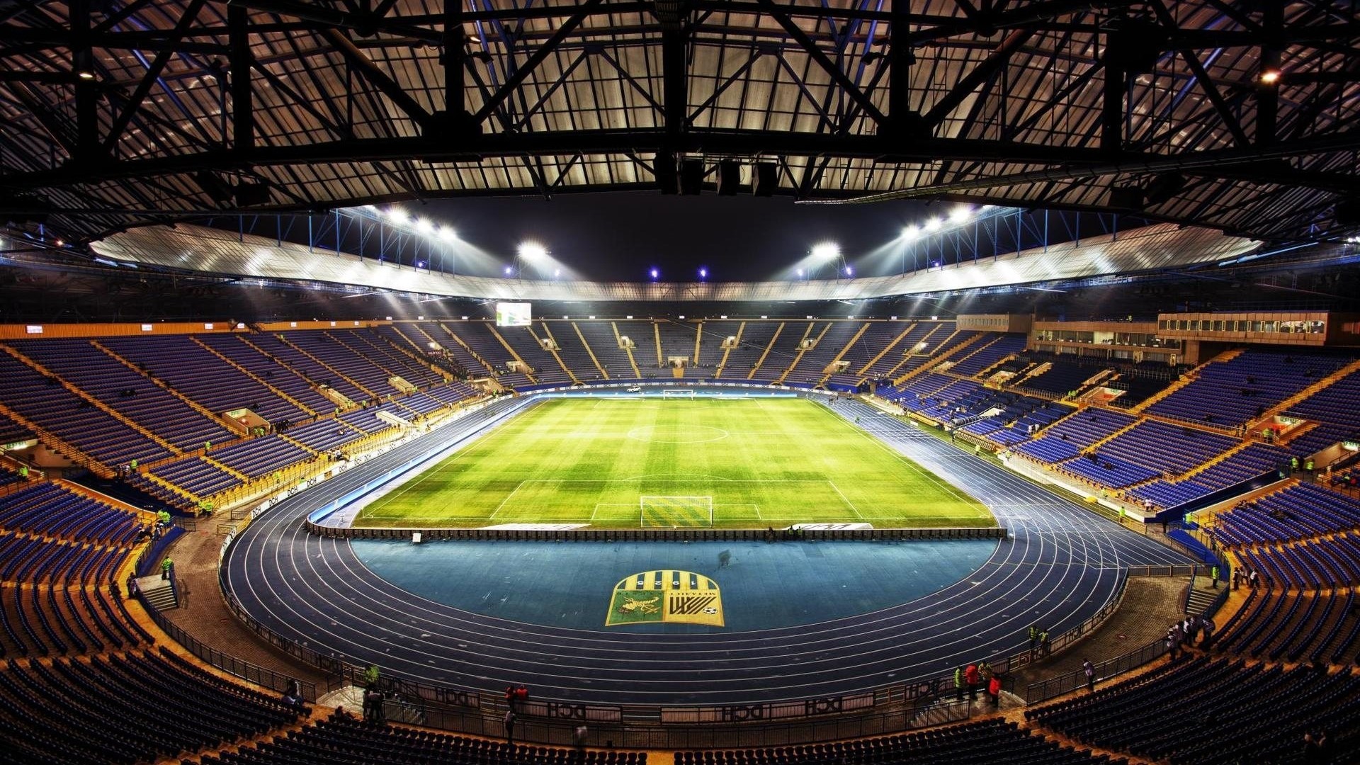 Metalist Stadium with Football Field and Track HD Wallpaper