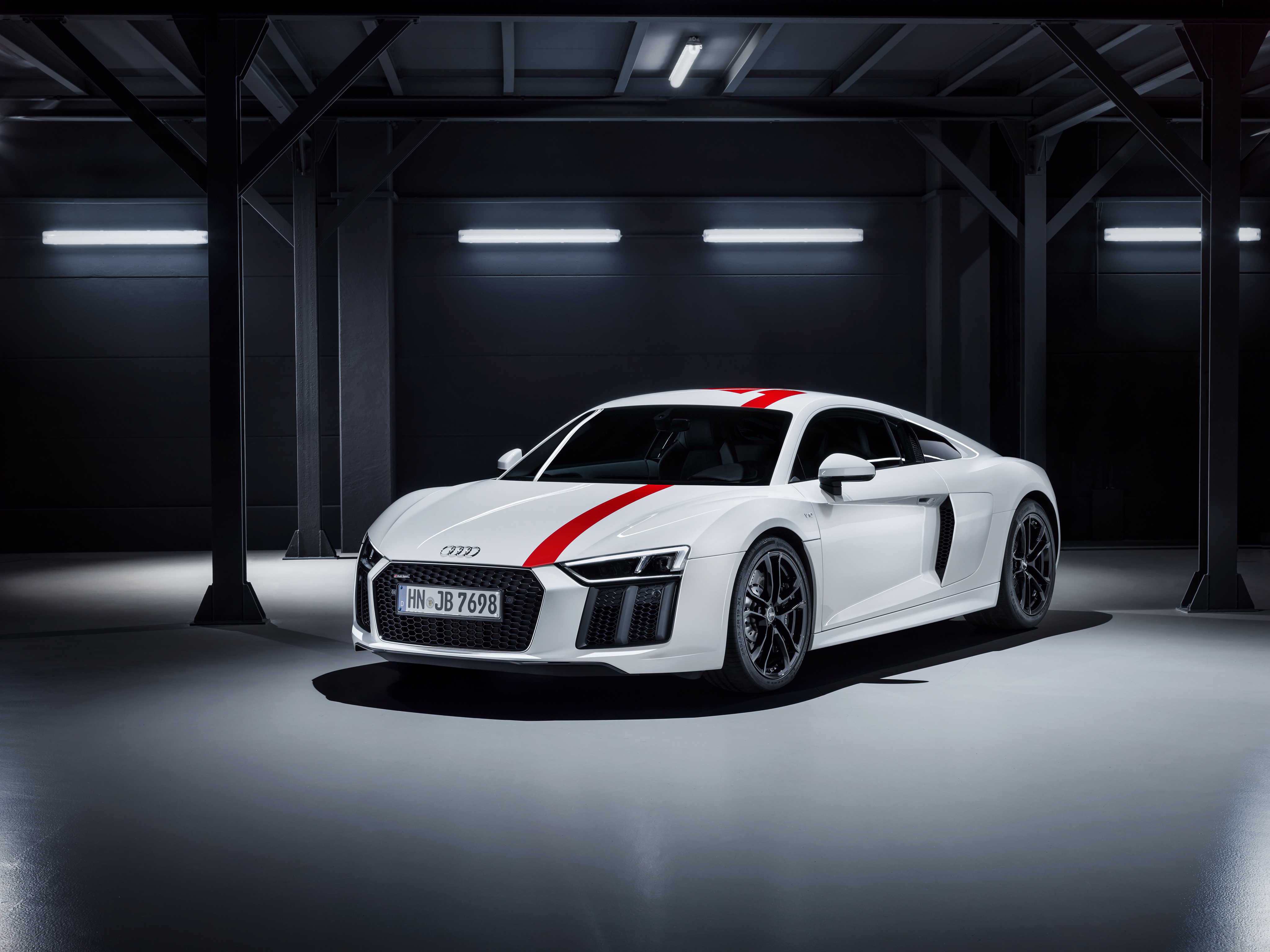 2018 Audi R8 V10 RWS at Frankfurt Motor Show 4K HD Wallpaper