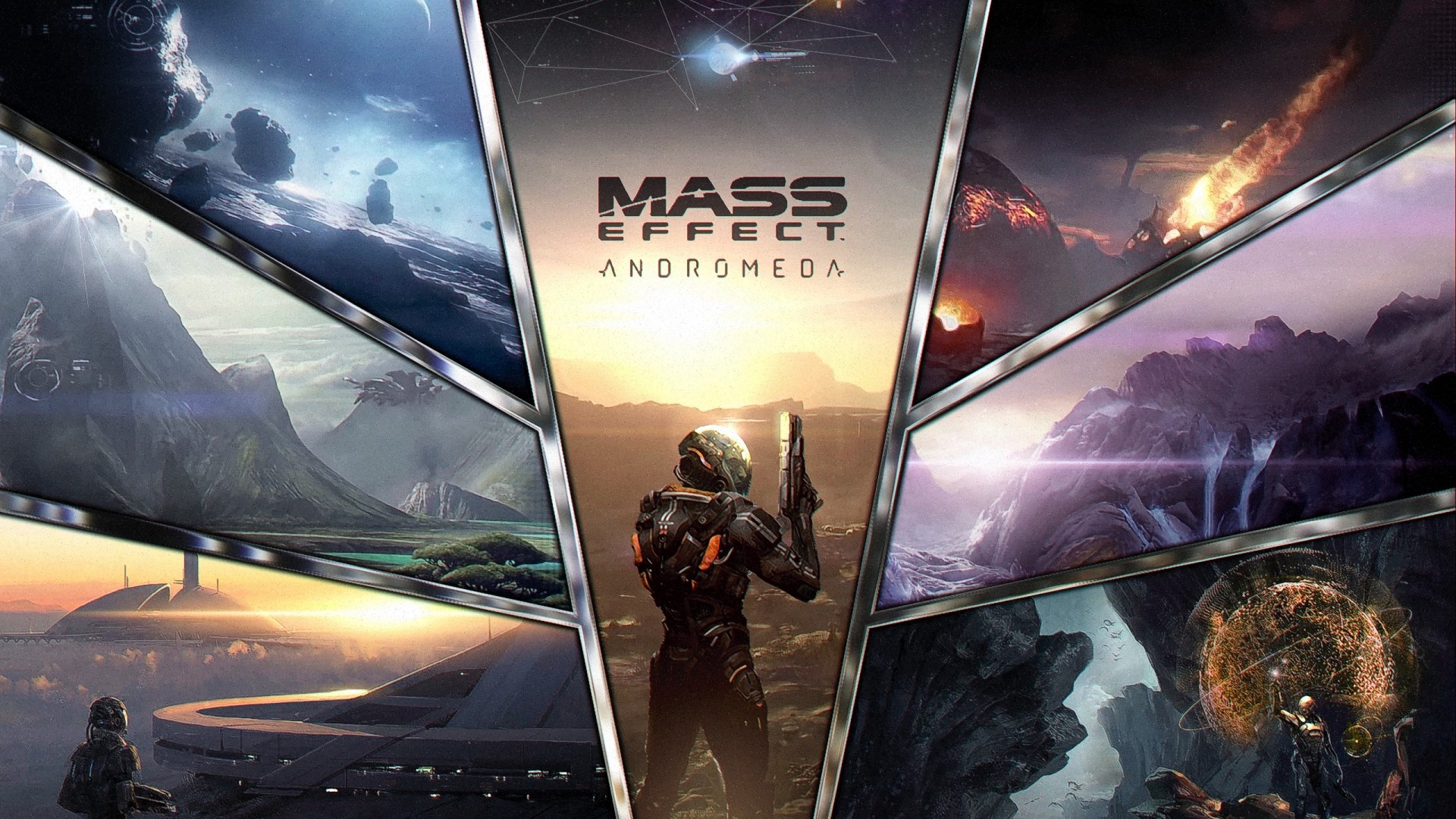 Mass Effect Andromeda promotional art HD Wallpaper