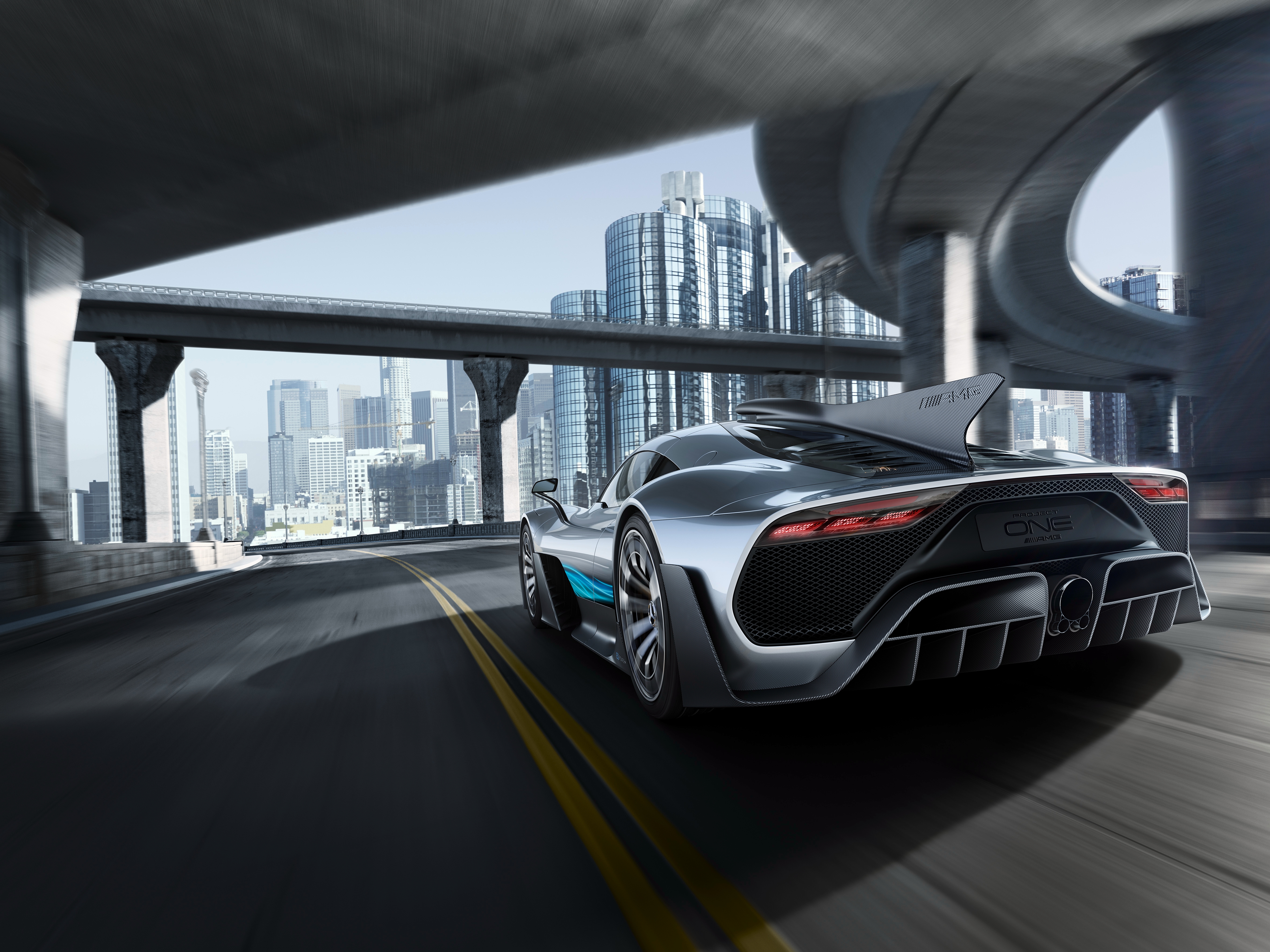 Mercedes-AMG Project One Plug-In Hybrid Supercar 4K HD Wallpaper