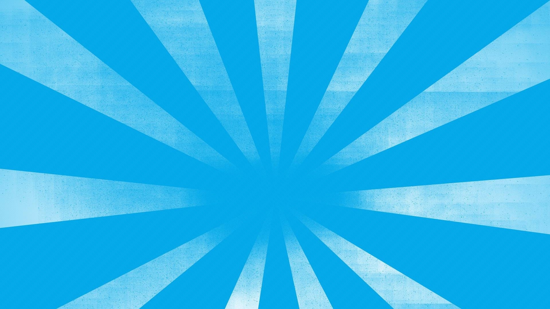 Retro Light Blue Sunburst Pattern HD Wallpaper