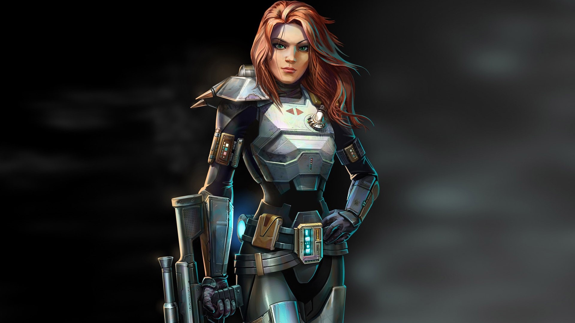 Female Bounty Hunter from Star Wars The Old Republic HD Wallpaper